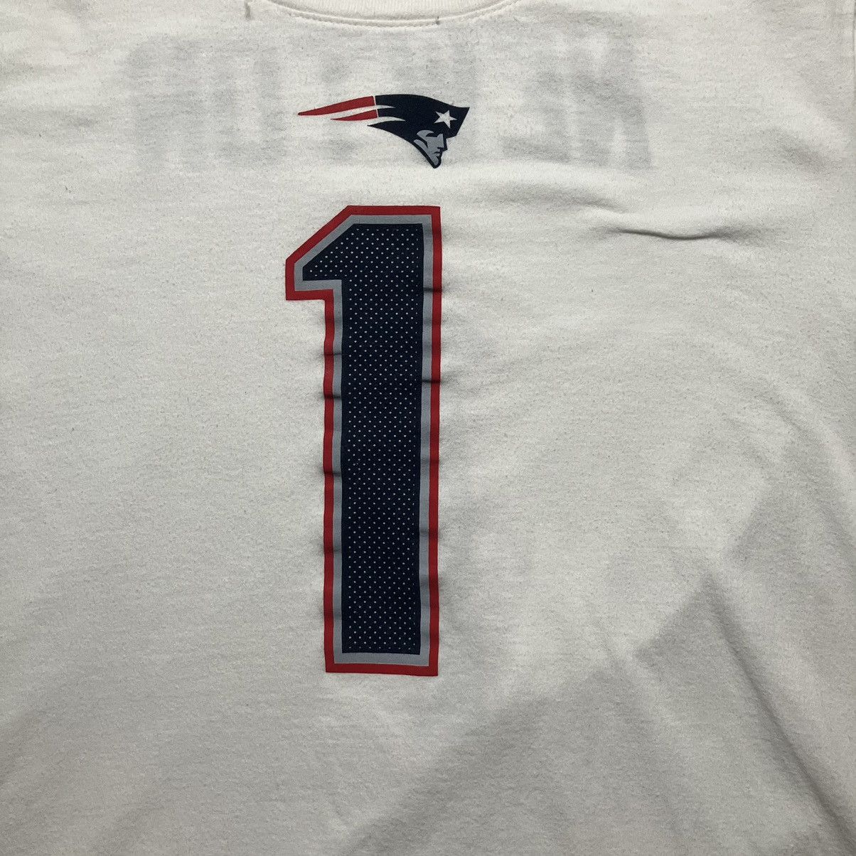NFL × Nike Nike New England Patriots Cam Newton NFL Football T Shirt Size XL / US 12-14 / IT 48-50 - 3 Thumbnail