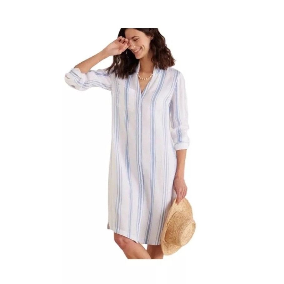 linen halter dress white Thomasina Linen Halter Dress White main image 0