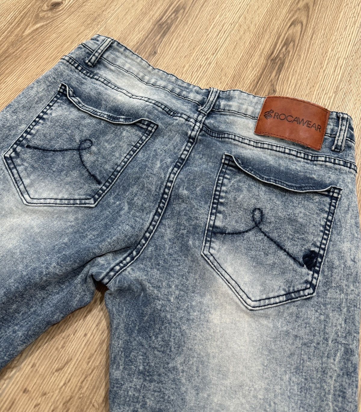Vintage Y2K Rocawear JNCO Style Denim Jeans W36 L30