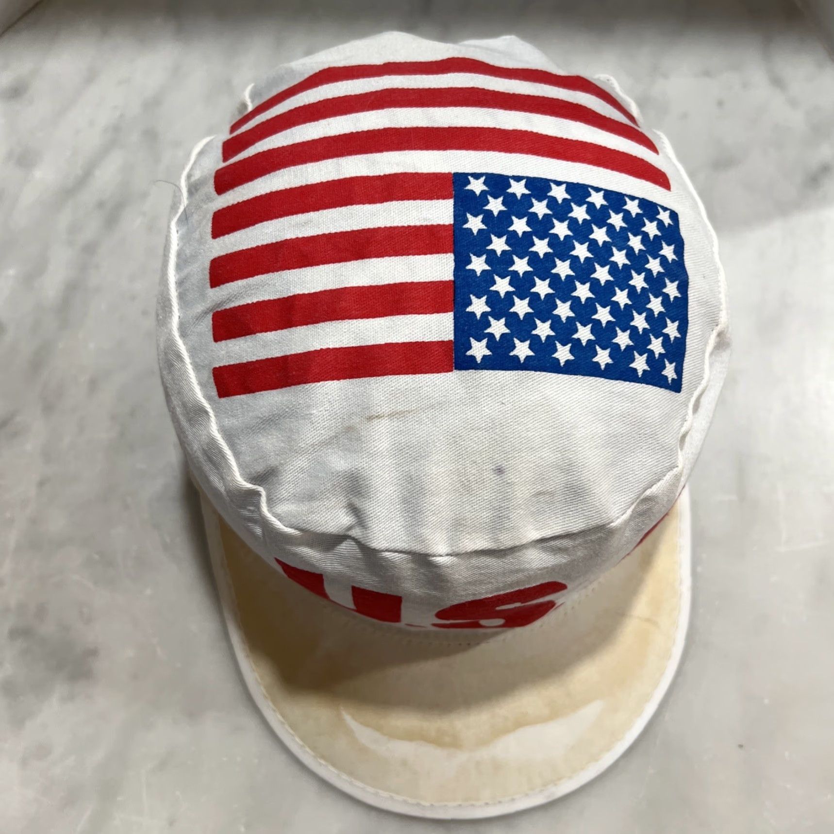 Vintage VINTAGE 1984 Olympics Painters Cap Hat Summer Games White One Size Mens Size ONE SIZE - 6 Thumbnail