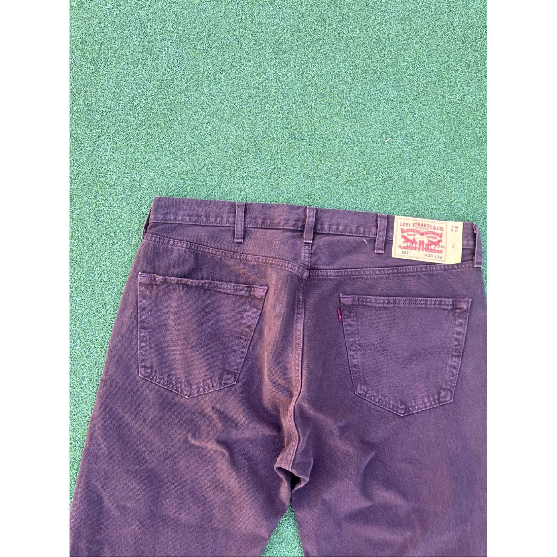 Levi's Levi’s 501 Original Men's Straight Leg Button Fly Jeans Size 38x32 Denim Size US 38 / EU 54 - 2 Thumbnail