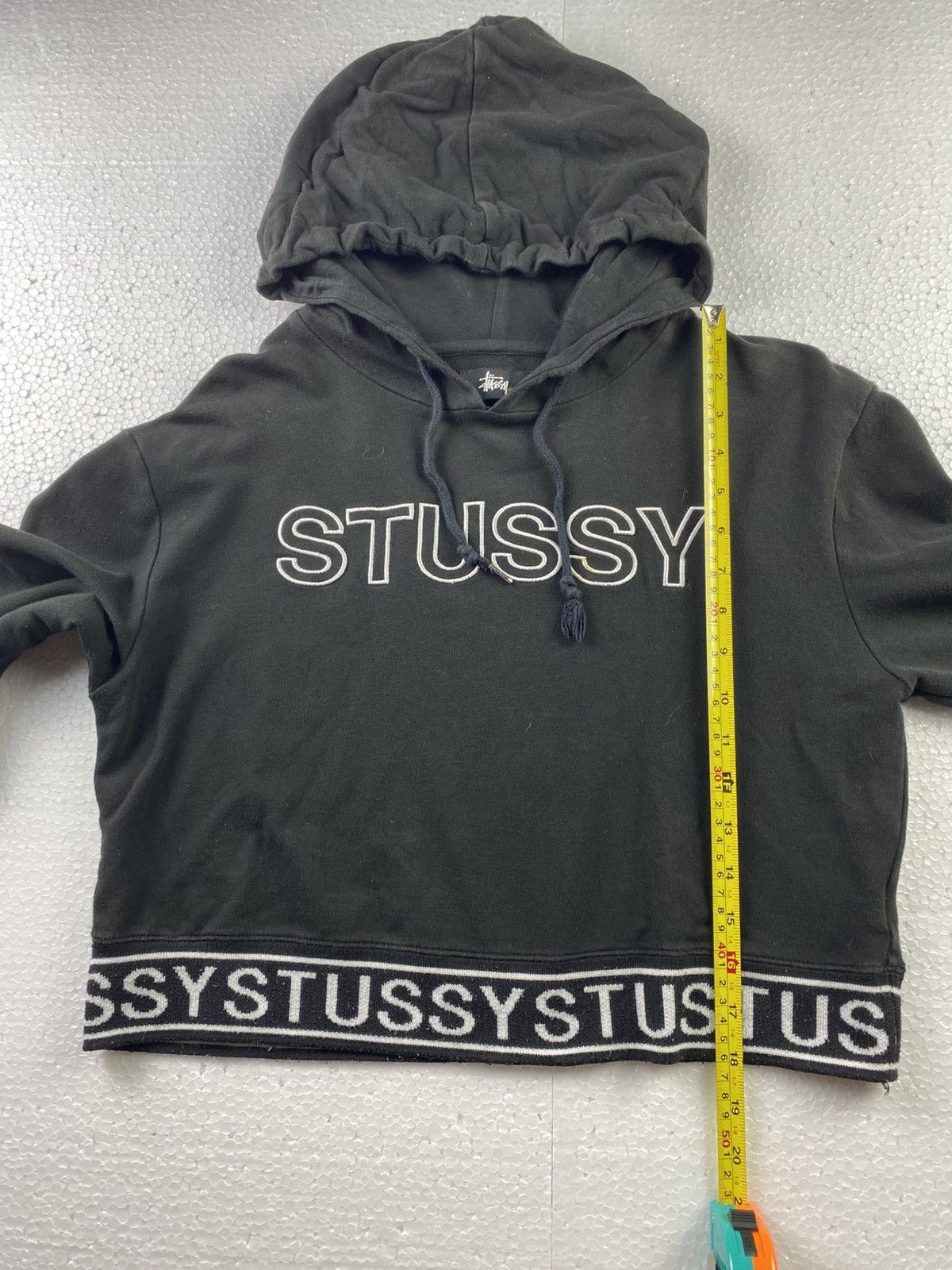 Designer × Stussy Hoddie Crop Top Stussy (A5) Size S / US 4 / IT 40 - 8 Thumbnail
