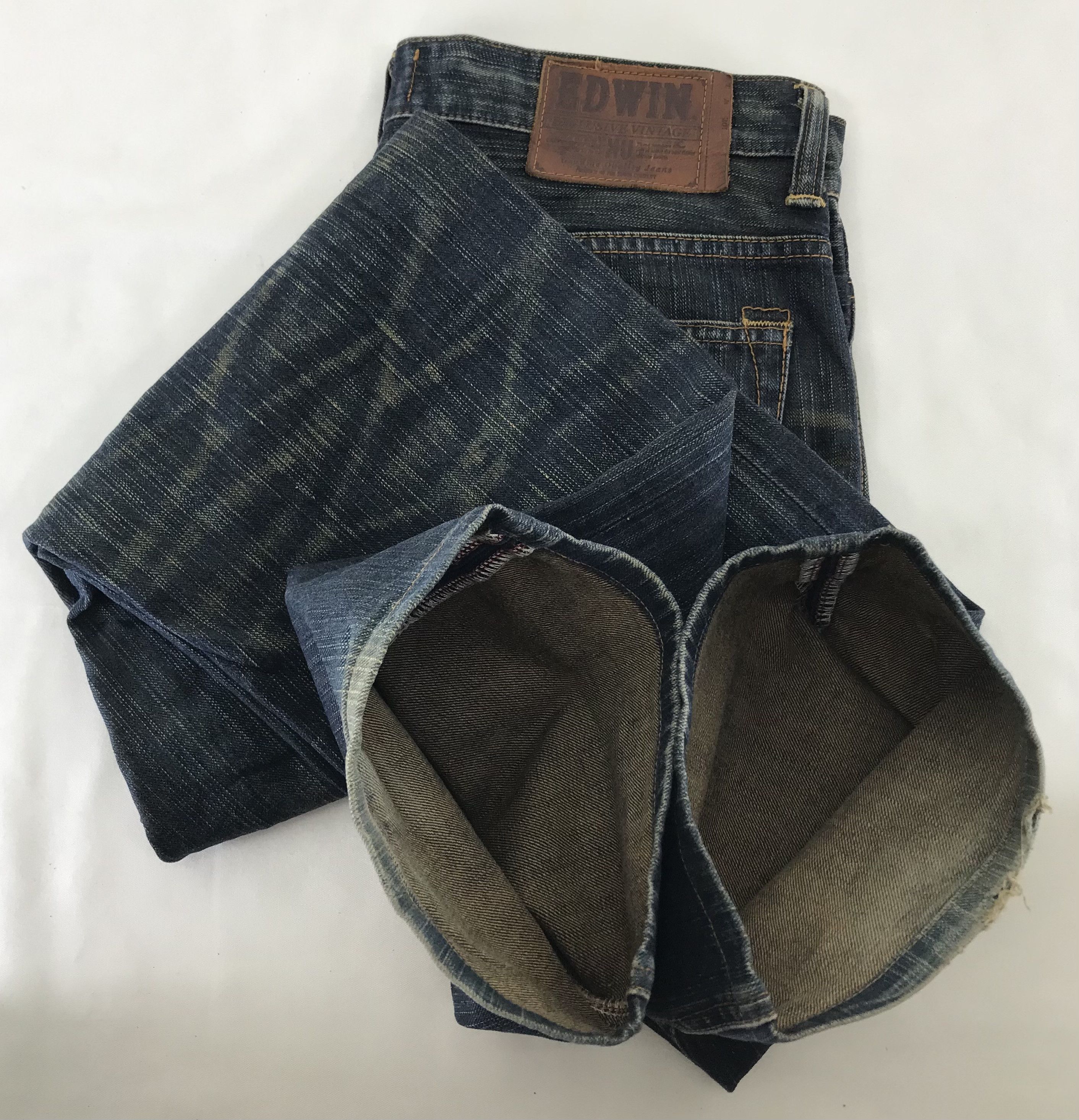 Edwin Vintage Edwin XV Blue Wash Jeans Size US 33 - 13 Thumbnail