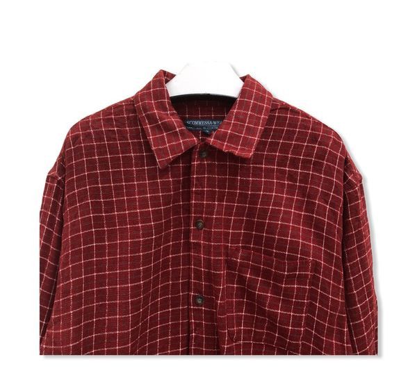 Vintage Vintage Scommessa Wear Plaid Tartan Flannel Shirt 👕 Size US M / EU 48-50 / 2 - 2 Thumbnail