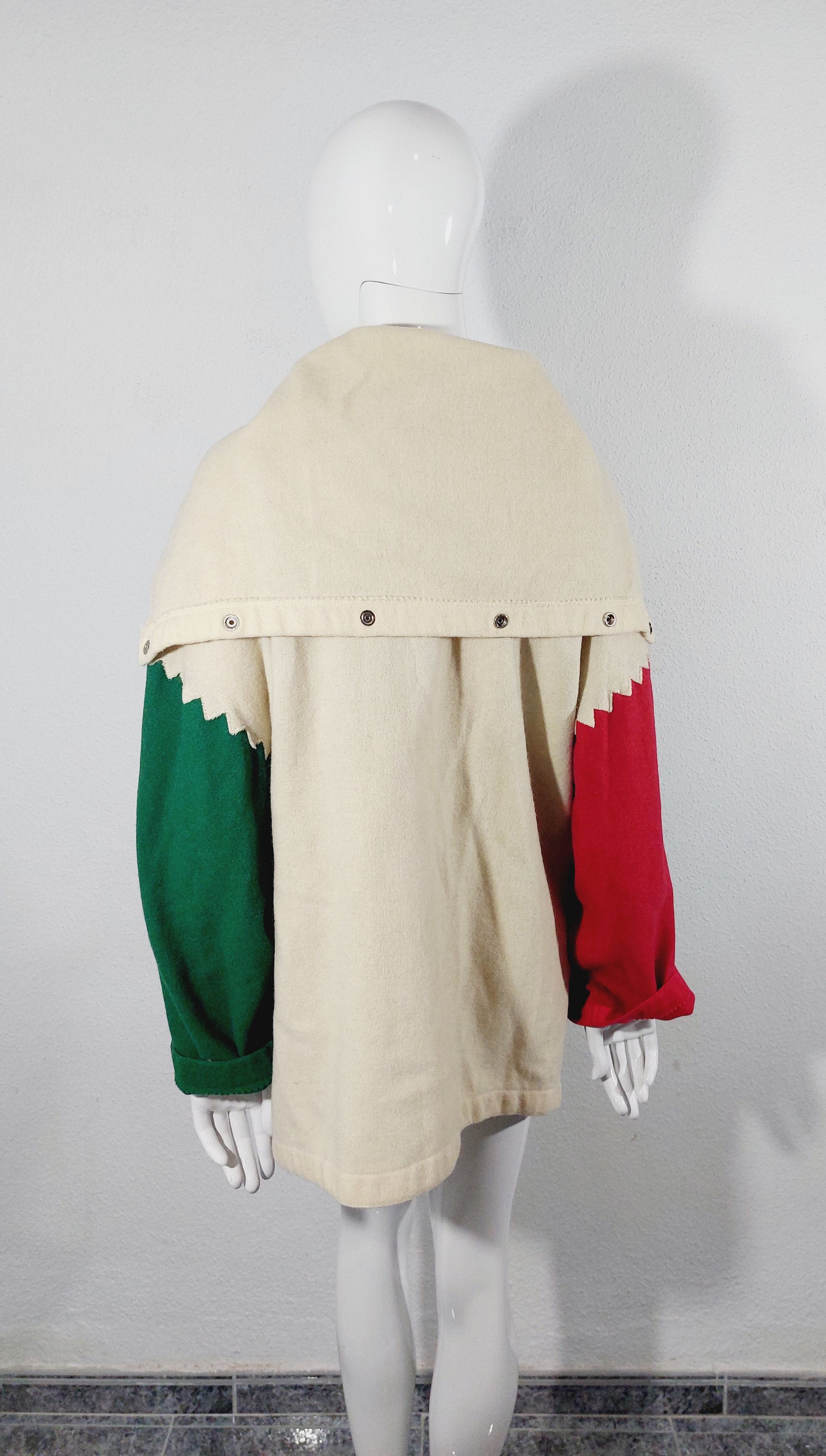 Jean Charles De Castelbajac Jean Charles de Castelbajac JCDC 1980s wool color coat Size US S / EU 44-46 / 1 - 13 Thumbnail