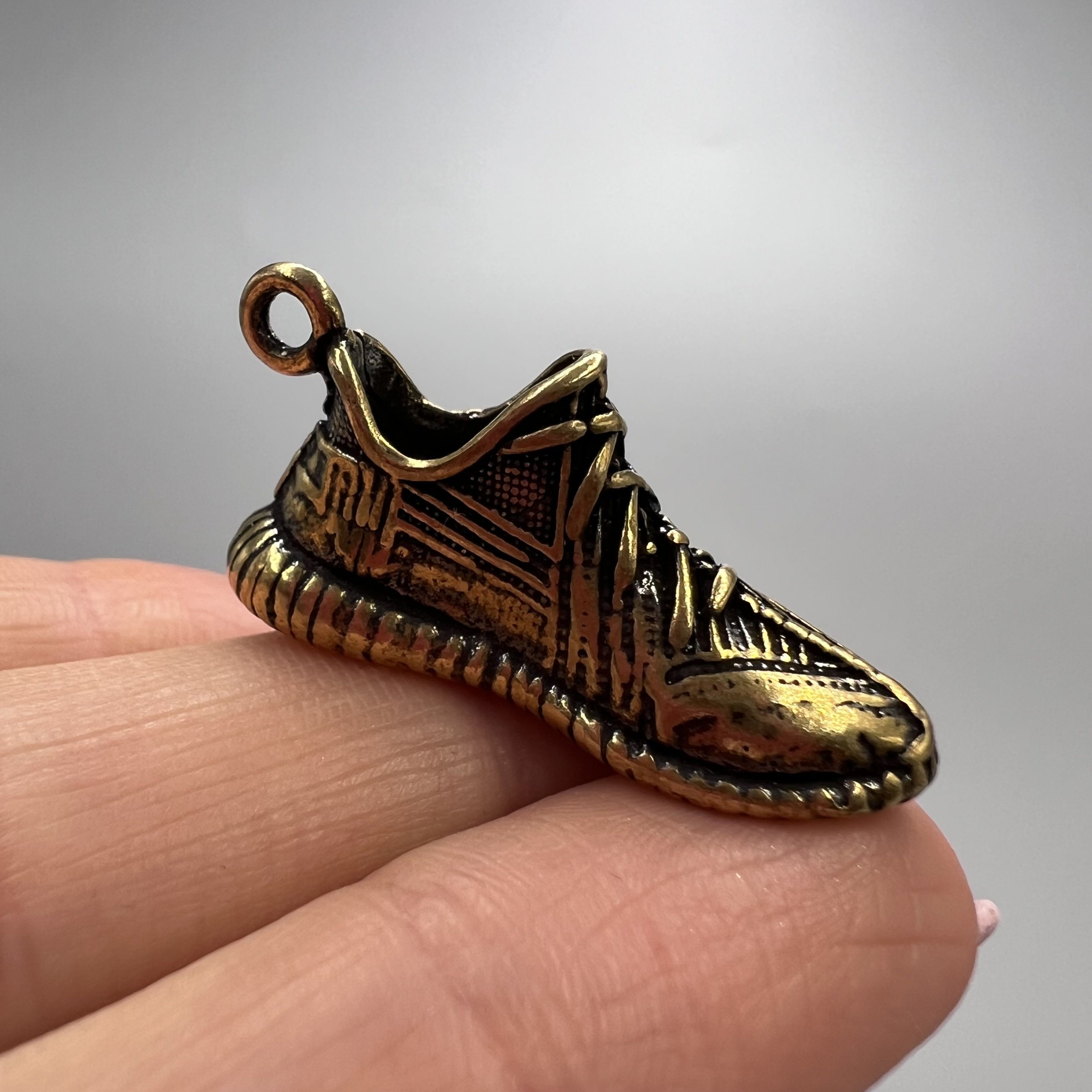 Vintage Vintage 1960s Mini Figure Statue Sneaker Brass Bronze14.53gr Size ONE SIZE - 7 Thumbnail