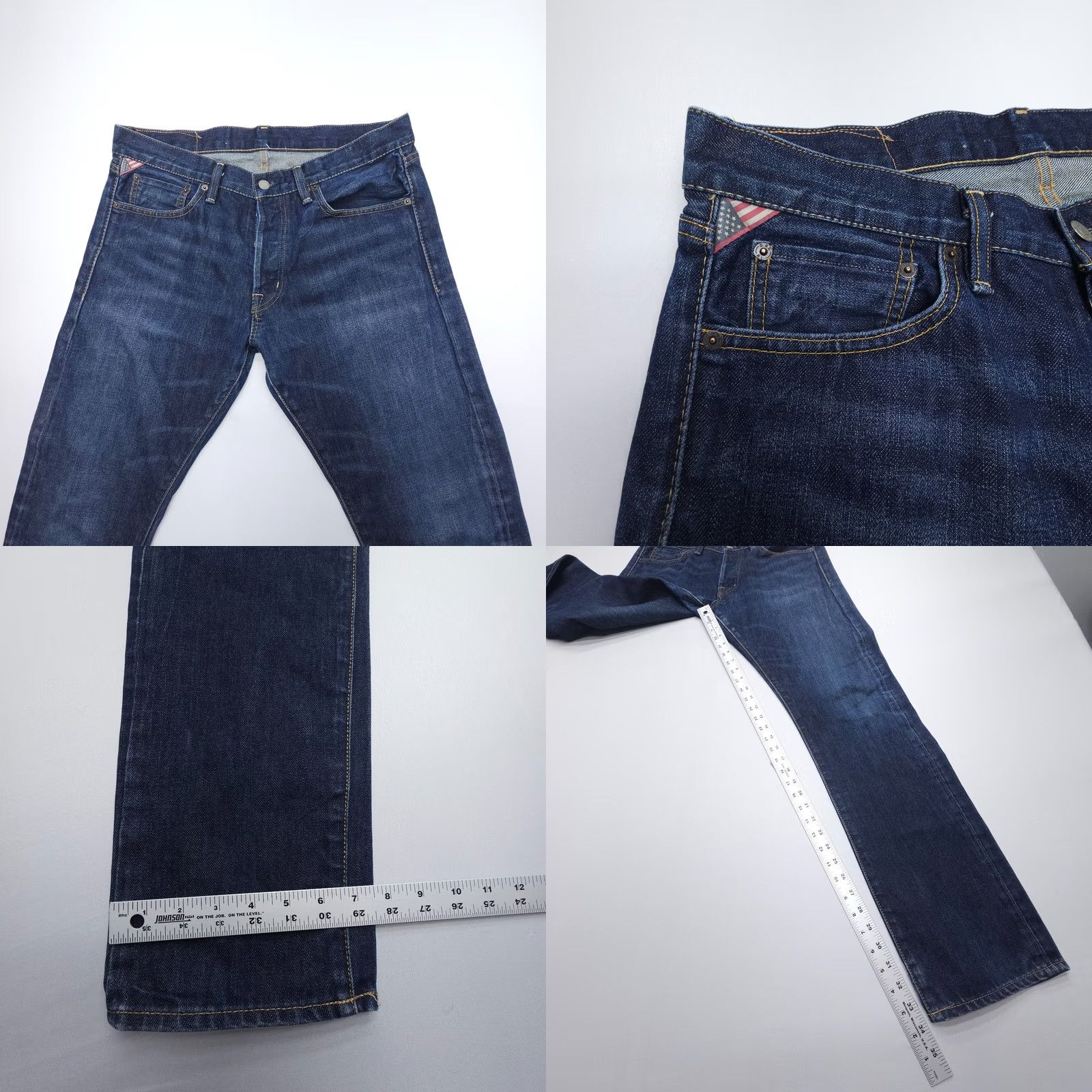 Ralph Lauren Ralph Lauren Denim Supply Slim Straight Jeans Mens 34 x 34 Dark Wash Denim & Supply Size US 34 / EU 50 - 8 Thumbnail