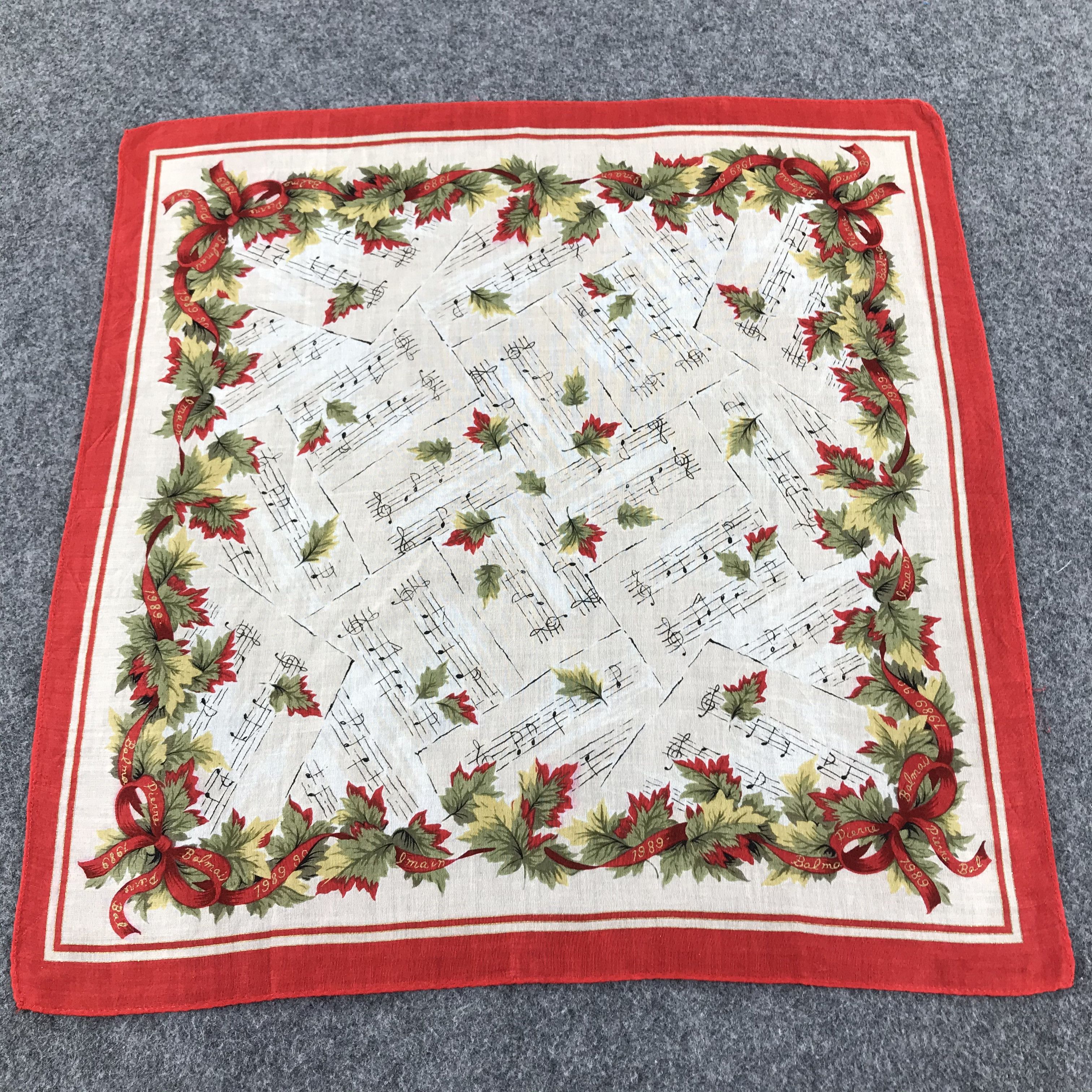 Pierre Balmain Pierre Balmain Handkerchief Neckerchief Bandana H498 Size ONE SIZE - 1 Thumbnail