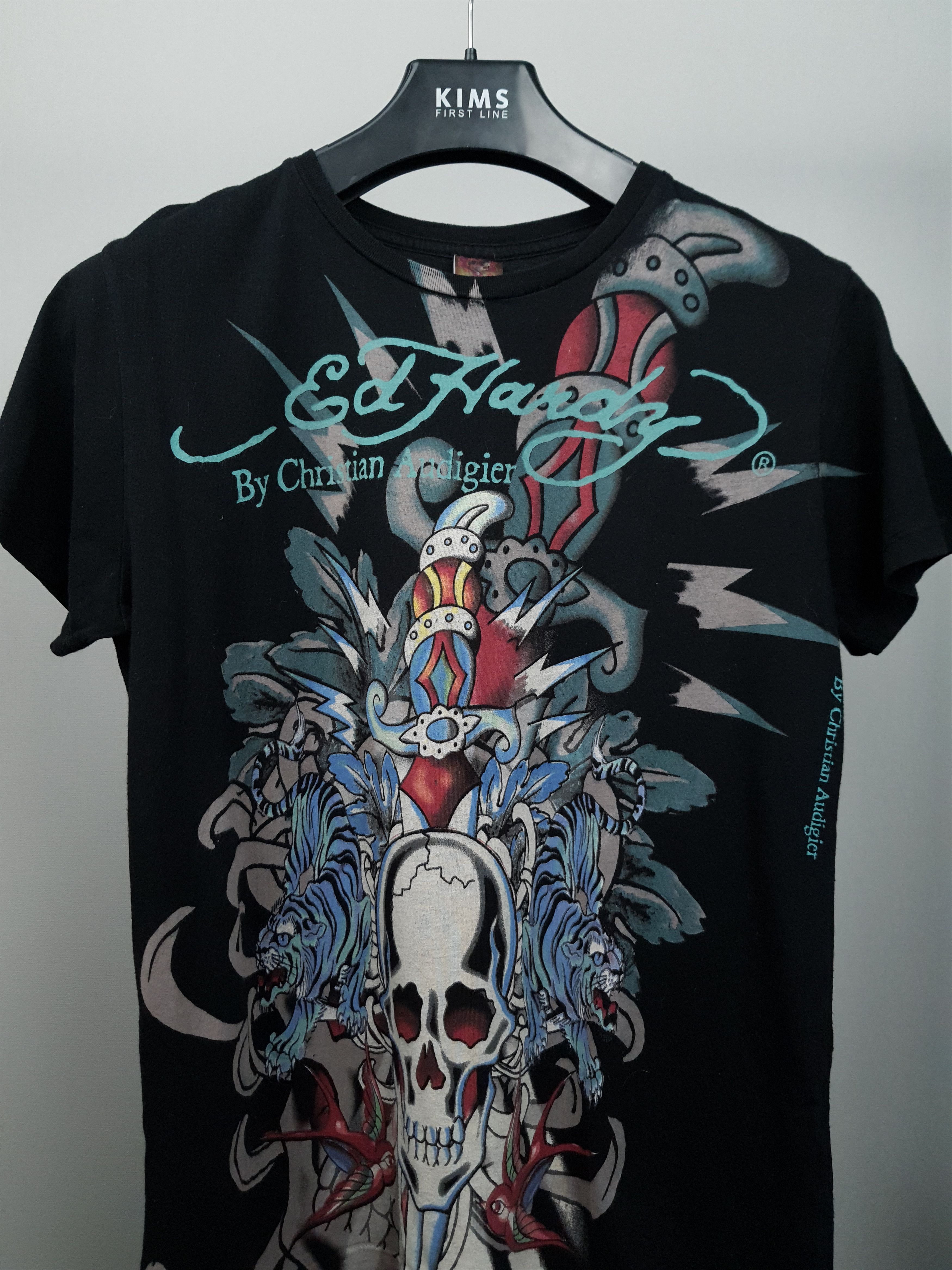 Ed Hardy Ed Hardy Tatoo All Over Print Y2K Hypebeast Crewneck Tee Size US S / EU 44-46 / 1 - 2 Thumbnail