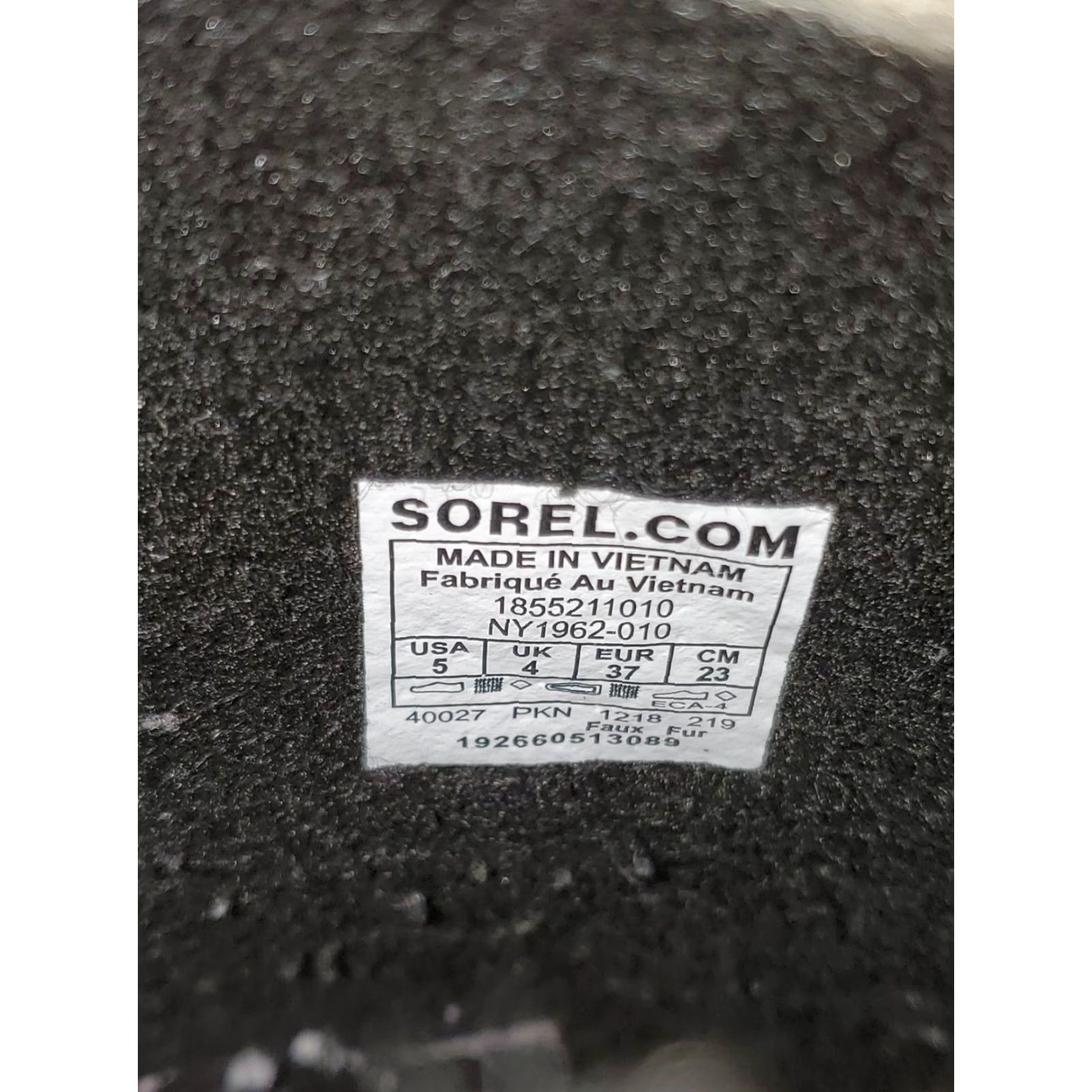 SOREL Sorel Boots Size 5 Black NY1962-010 Waterproof Insulated Winter Boots Womens Size US 5 / IT 35 - 6 Thumbnail