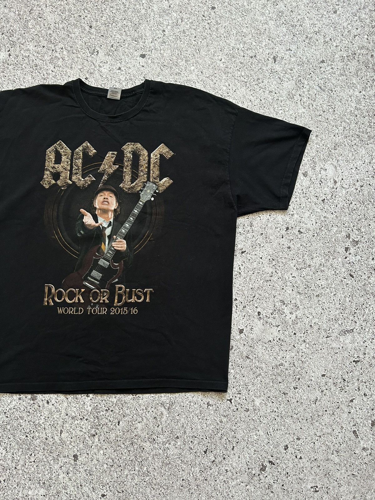 AC/DC × Band Tees AC/DC Rock Or Bust World Tour 2015/2016 Rock N Roll T-Shirt Size US XXL / EU 58 / 5 - 3 Thumbnail