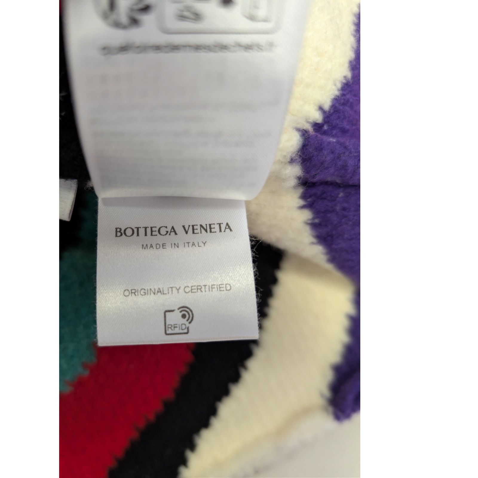 Bottega Veneta o1rshd1 Striped Loopy Knit Wool-Blend Sweater in Multicolor Size US L / EU 52-54 / 3 - 21 Thumbnail