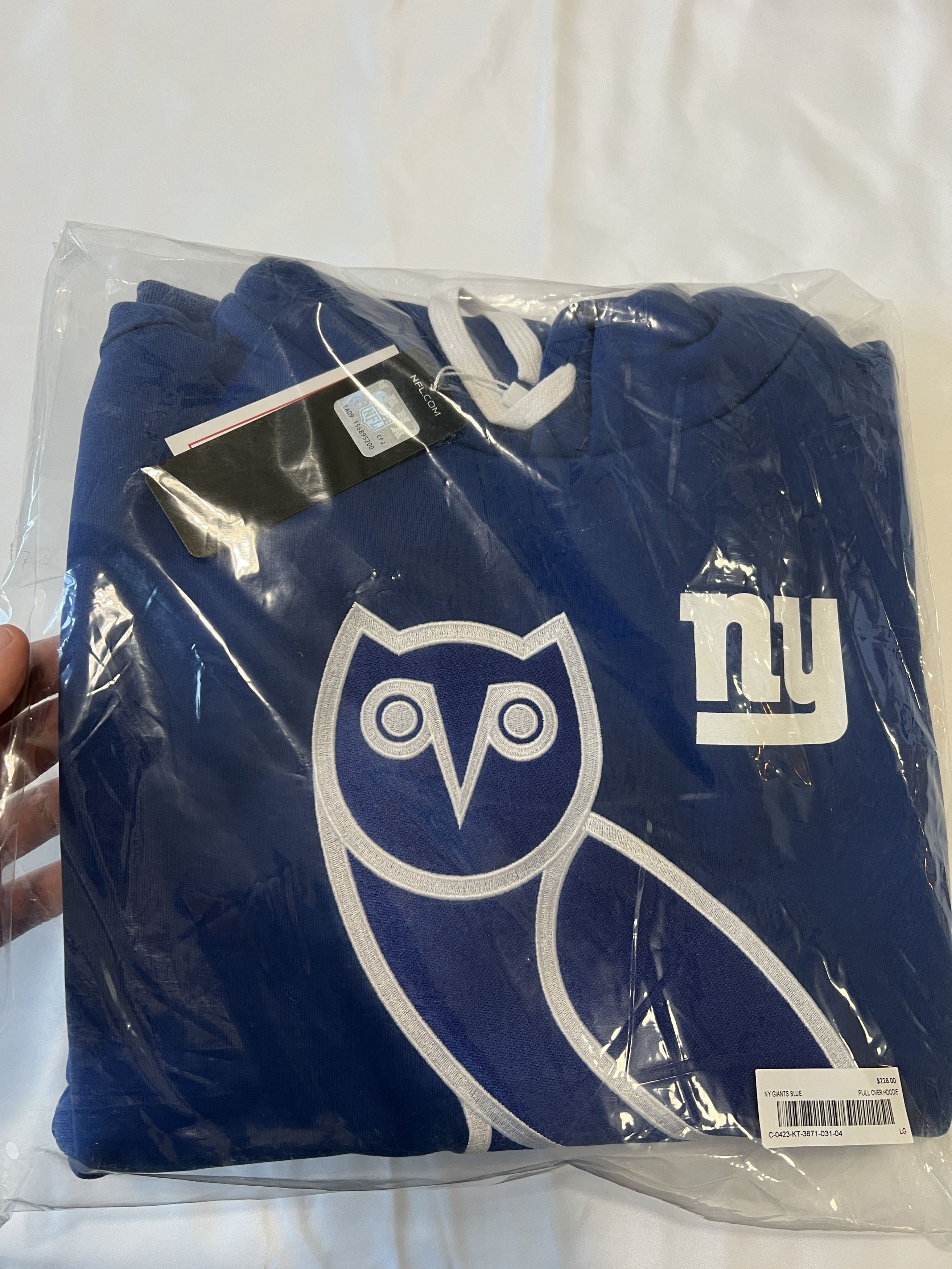 Drake OVO x NFL NEW YORK GIANTS OG HOODIE Size US L / EU 52-54 / 3 - 4 Thumbnail
