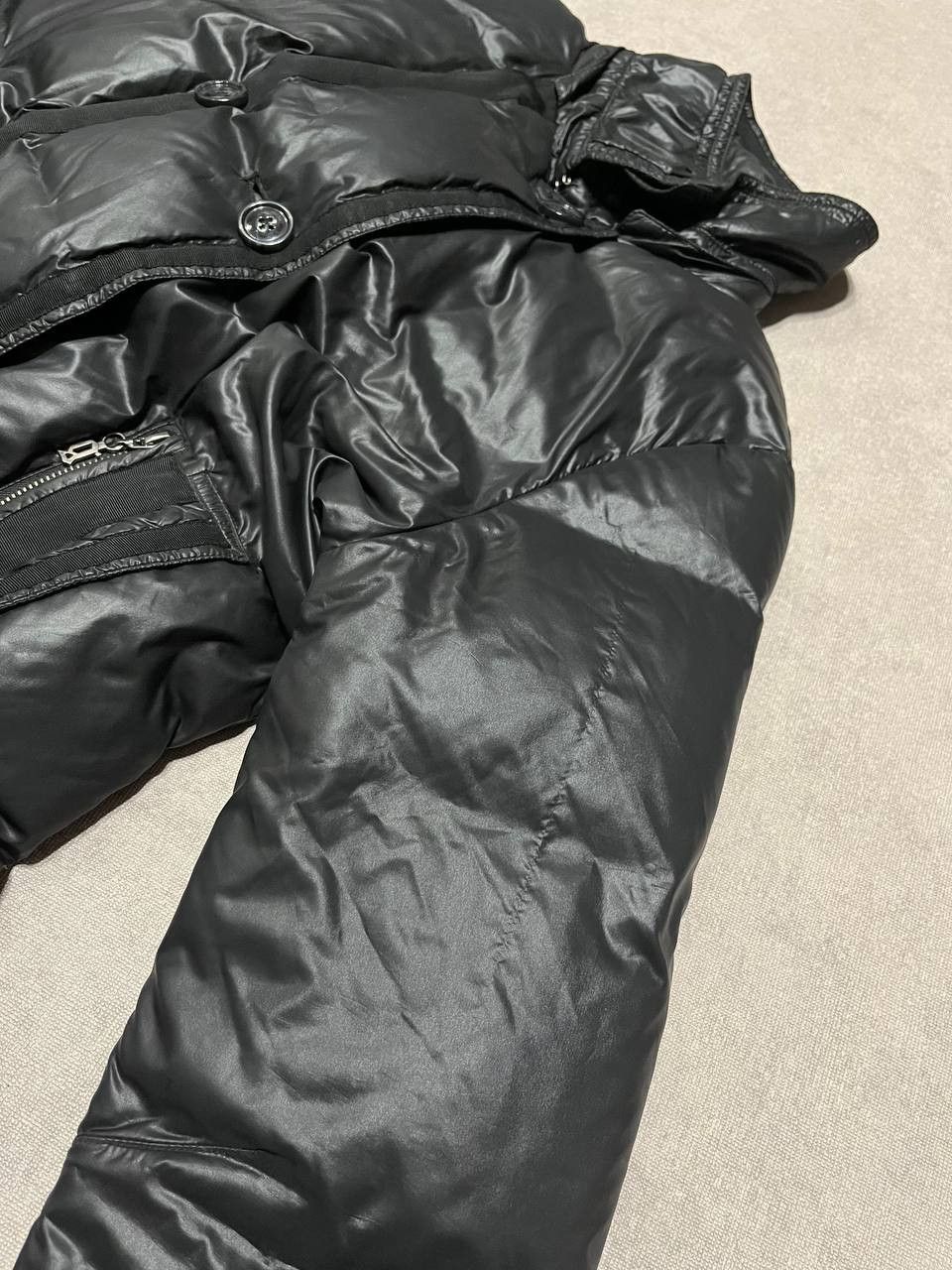 John Galliano John Galliano Women`s Down Puffer Coat Vintage Black Jacket Size M / US 6-8 / IT 42-44 - 16 Thumbnail