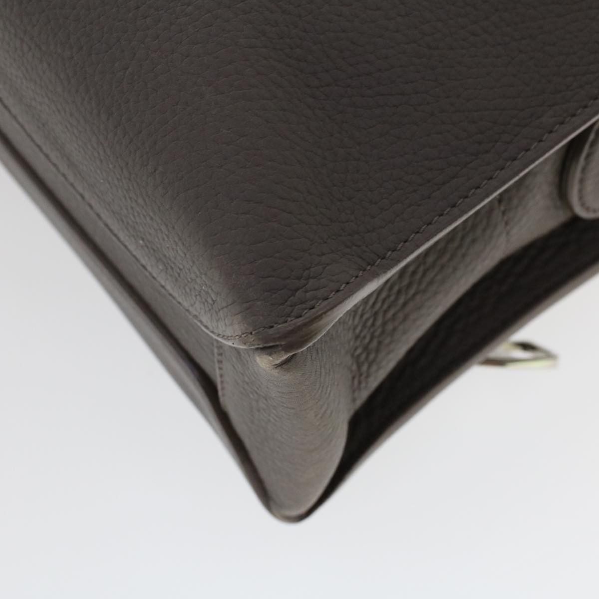 Louis Vuitton LOUIS VUITTON Naxos Shoulder Bag Leather Gray Size ONE SIZE - 16 Thumbnail