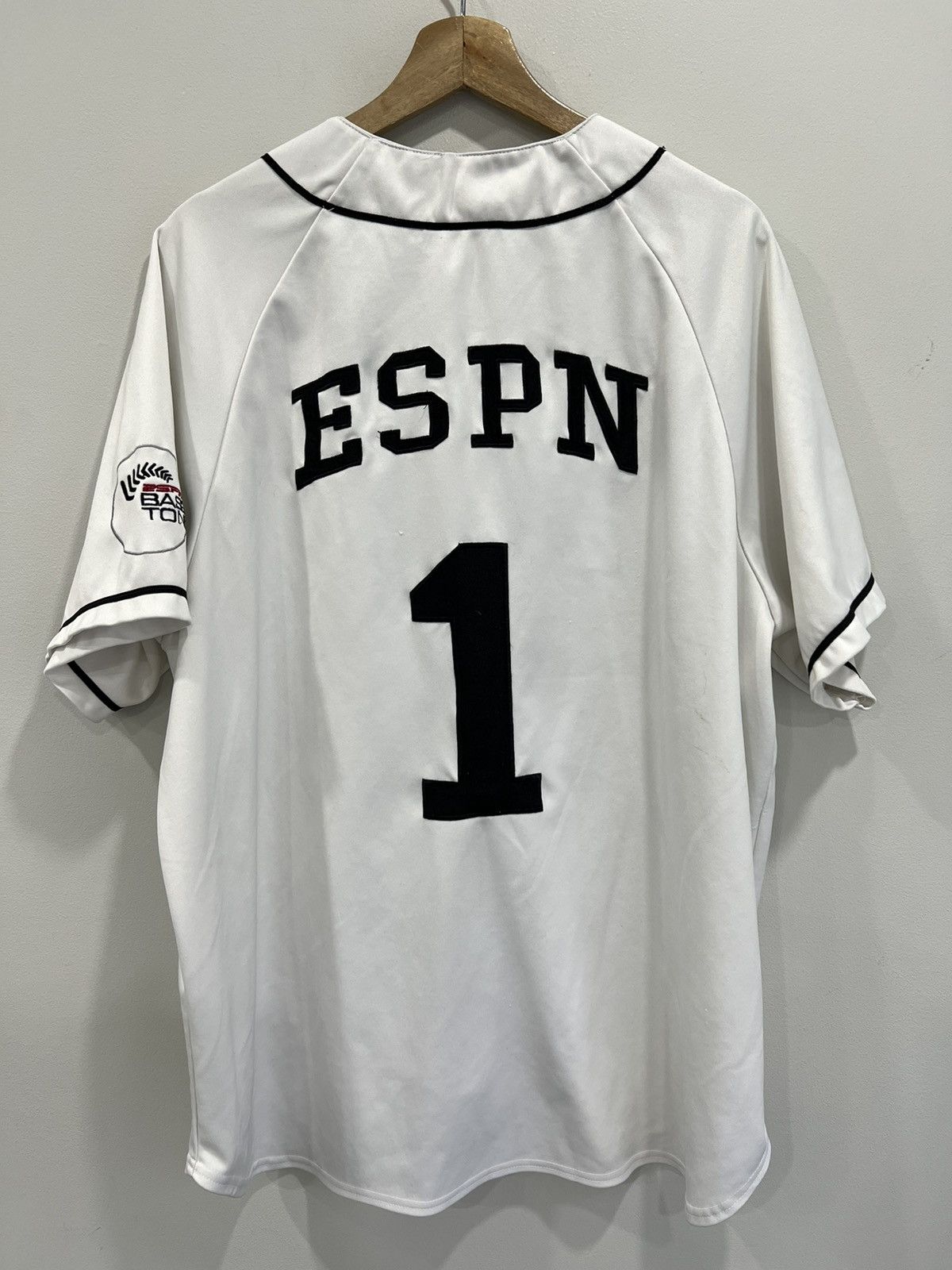 Vintage Vintage Y2K Espn Jersey spellout Size US XL / EU 56 / 4 - 3 Thumbnail