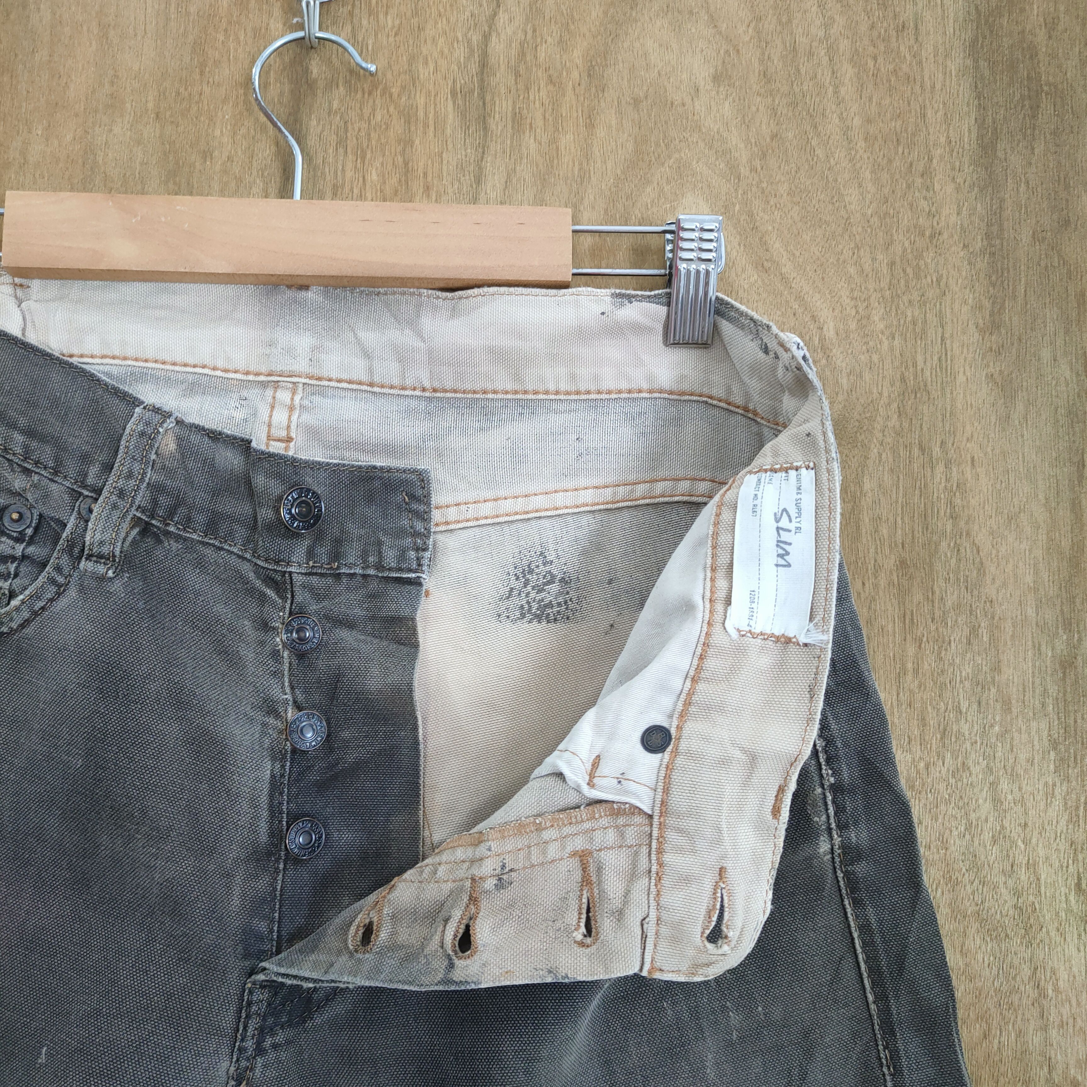 Ralph Lauren VINTAGE RALPH LAUREN BUTTONFLY FADED BROWN JEAN DENIM PANTS Size US 30 / EU 46 - 12 Thumbnail