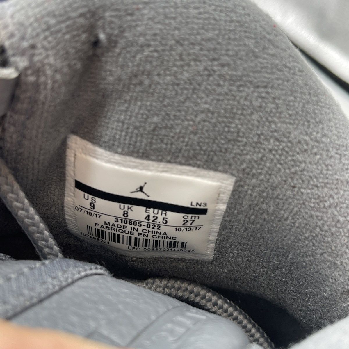 Jordan Brand Air Jordan 10 cool grey Size US 9 / EU 42 - 8 Thumbnail