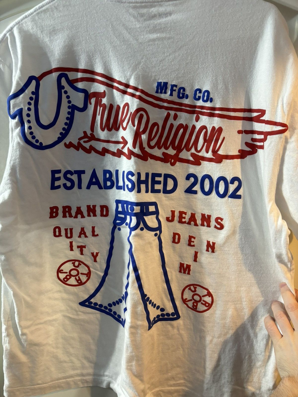 True Religion True Religion Jean Puff Print Tee Size US L / EU 52-54 / 3 - 3 Thumbnail