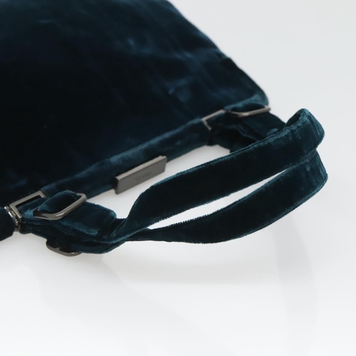 Prada PRADA Tote Bag Velor Navy Silver Size ONE SIZE - 7 Thumbnail