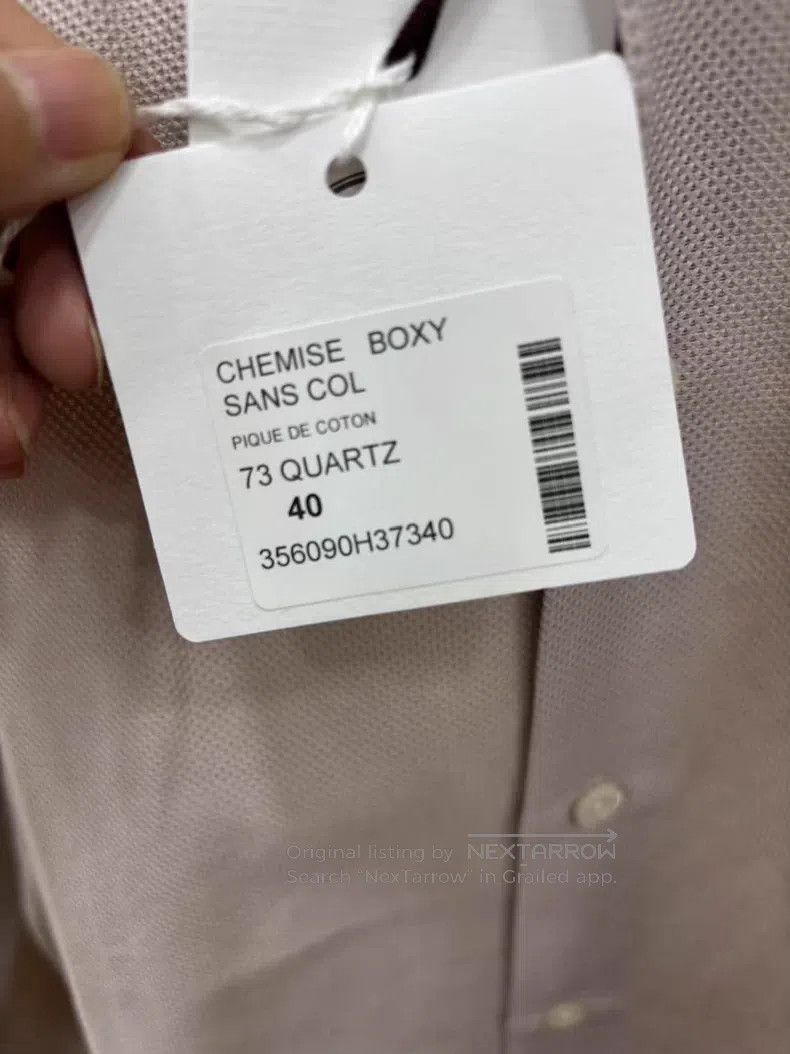 Hermes Hermes Light Gray Long Sleeve Shirt Size US XXS / EU 40 - 5 Thumbnail