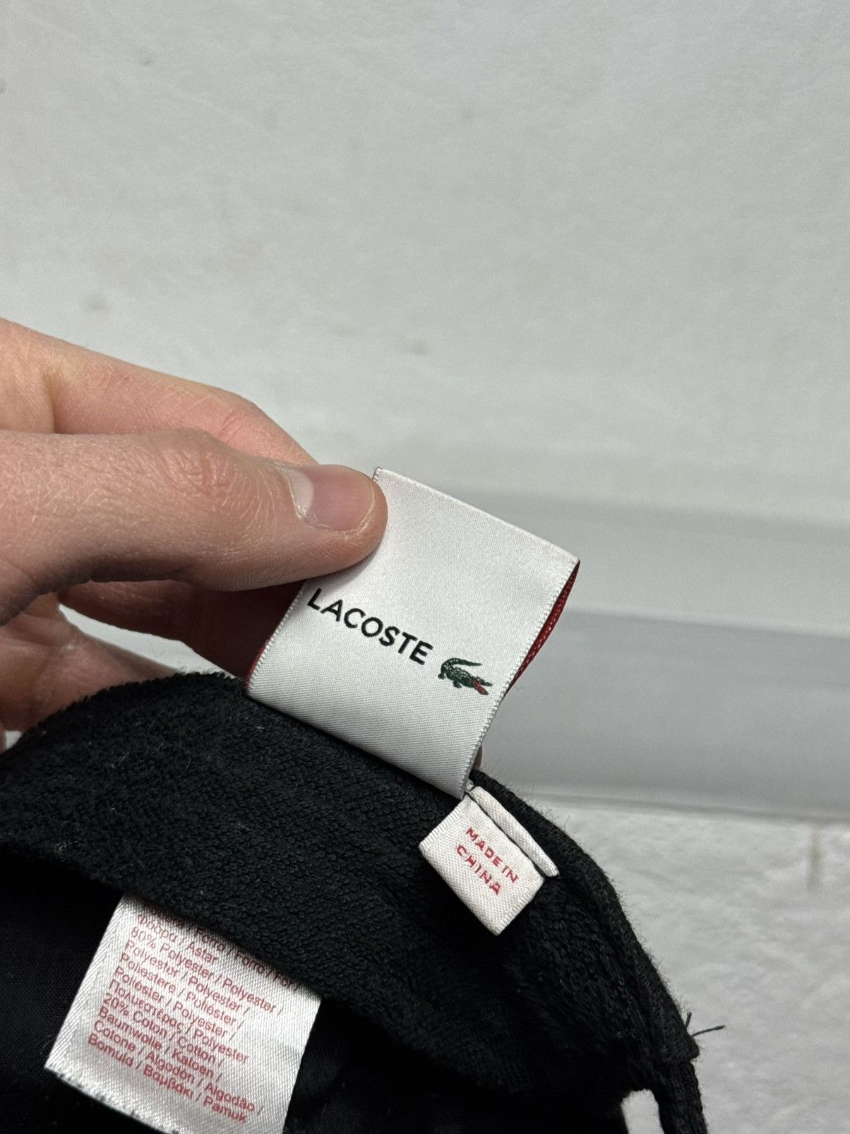Lacoste × Supreme Supreme x Lacoste 5 Panel Black Cap Luxury Size ONE SIZE - 8 Thumbnail