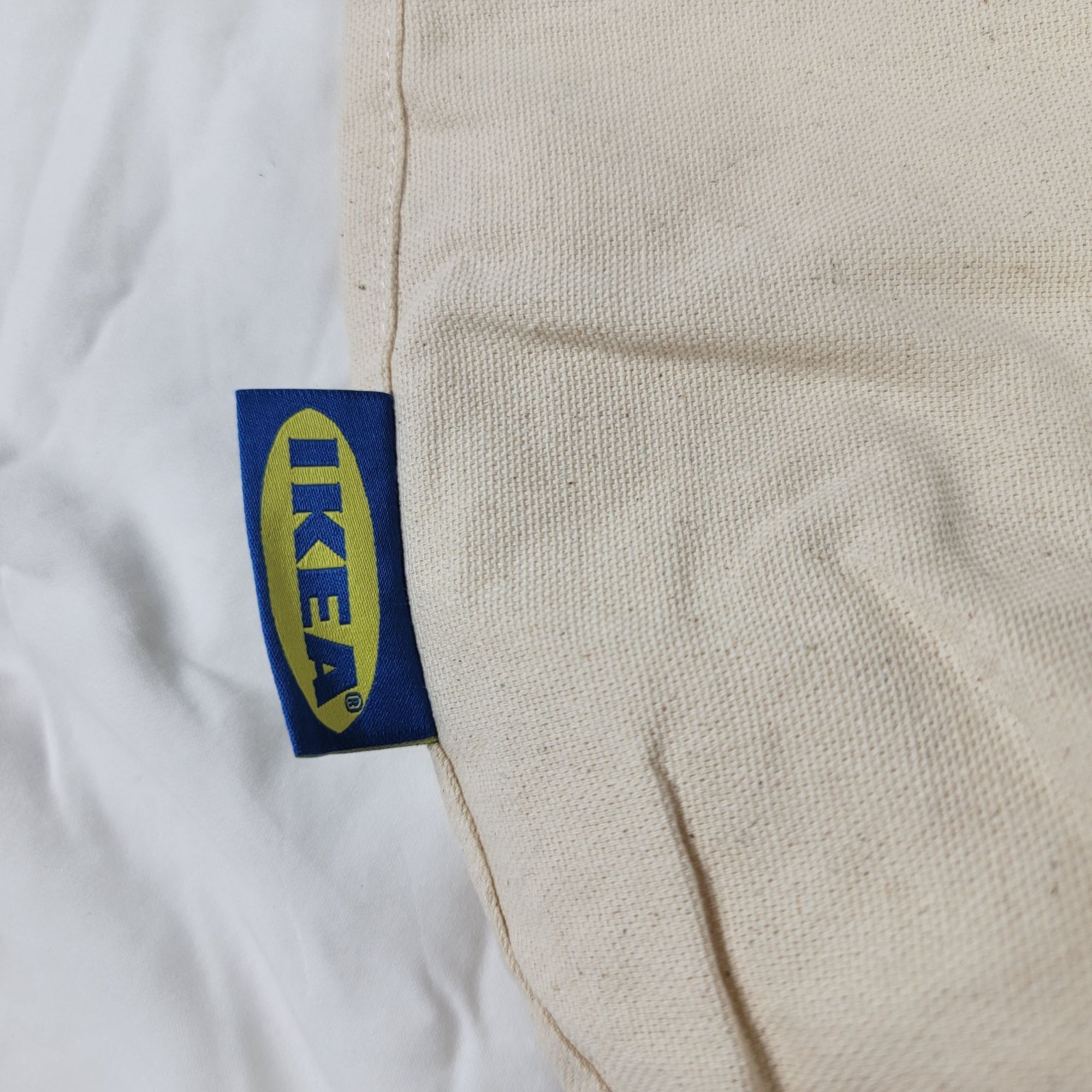Ikea Ikea Spikrak Beige Shopping Bag Tote Travel Casual Storage F Size ONE SIZE - 3 Thumbnail