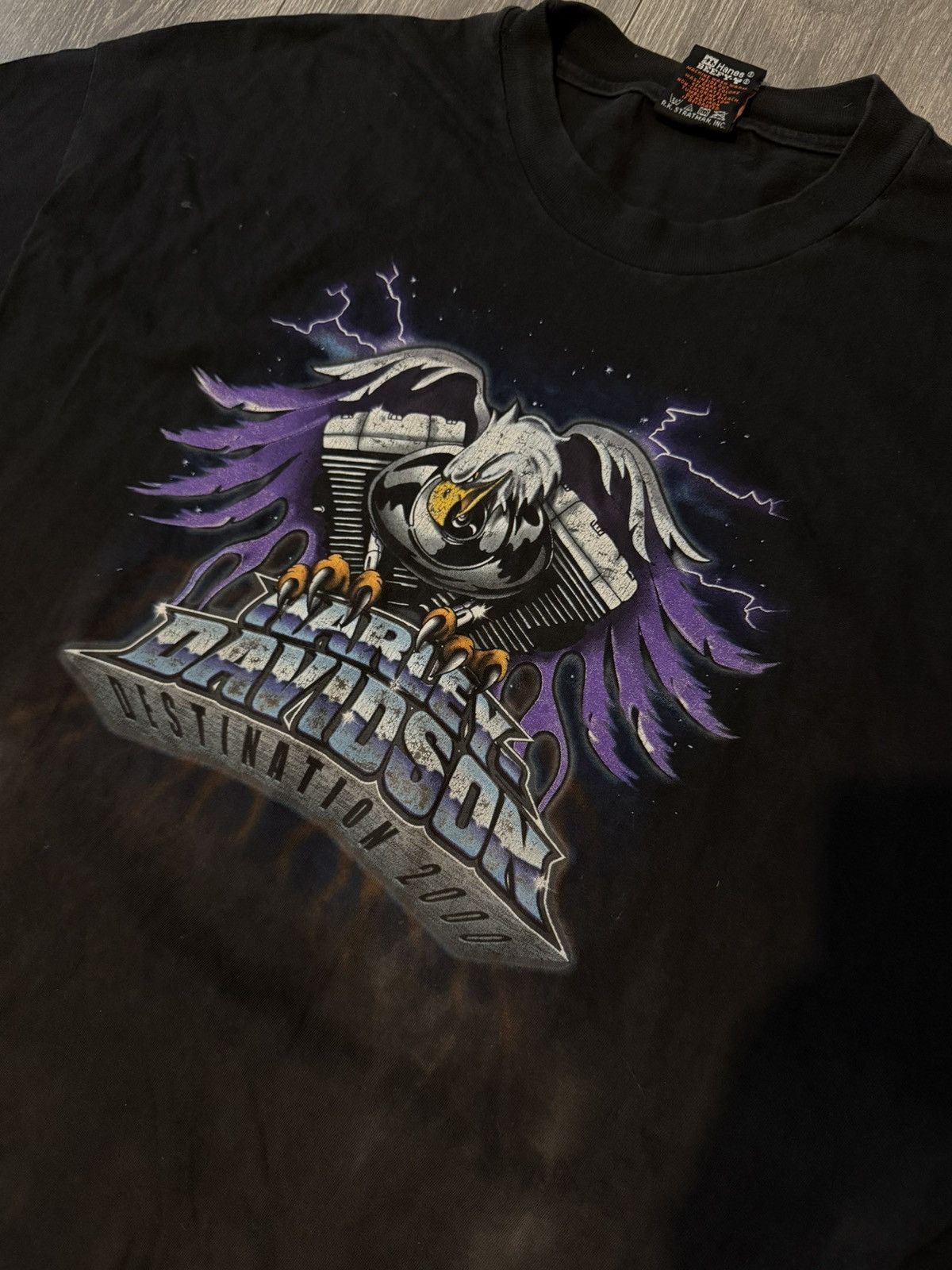 Harley Davidson Rare harley davidson t shirt Size US XXL / EU 58 / 5 - 2 Thumbnail
