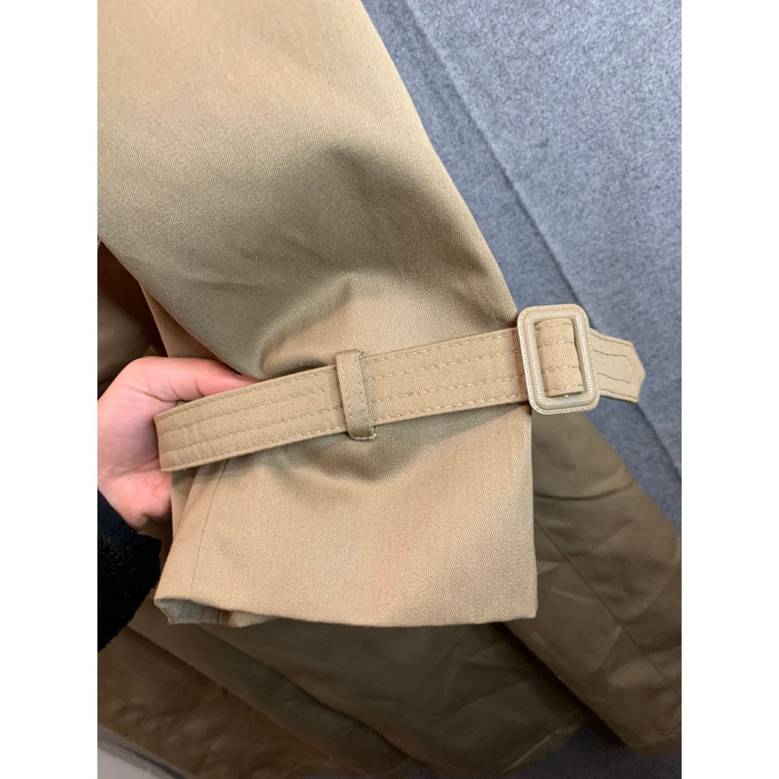 Leather Park Wilshire Trench Coat Womens Size 44L Khaki Size L / US 10 / IT 46 - 10 Thumbnail