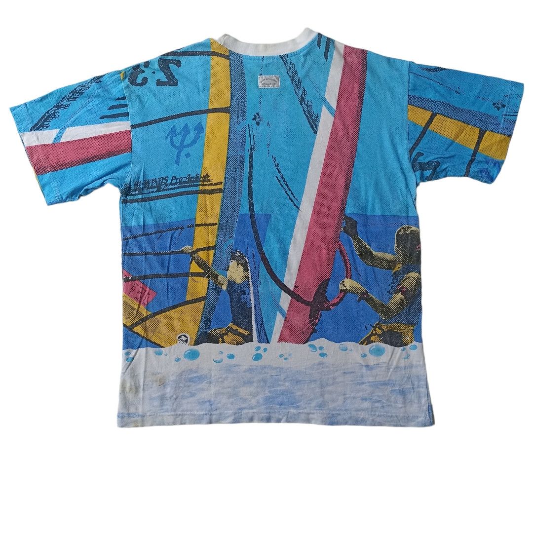 Other Vintage 90s Club Med Allover Tshirt Size US M / EU 48-50 / 2 - 2 Thumbnail