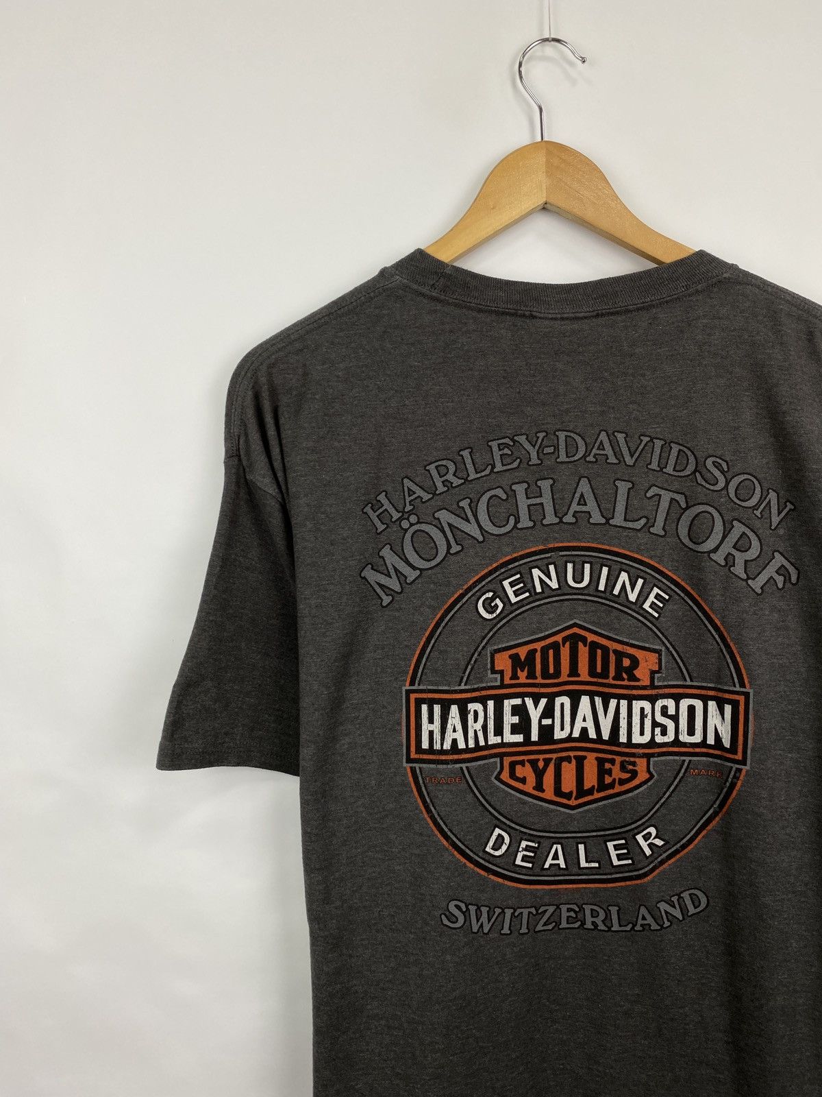 Harley Davidson 🇨🇭Vintage Y2K Harley Davidson Police Sexy Girl Choppers Tee Size US L / EU 52-54 / 3 - 11 Thumbnail