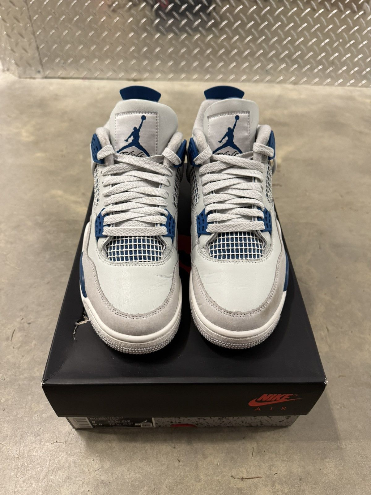 Jordan Brand Jordan 4 Retro OG Military Blue 2024 Size 8 Size US 8 / EU 41 - 4 Thumbnail