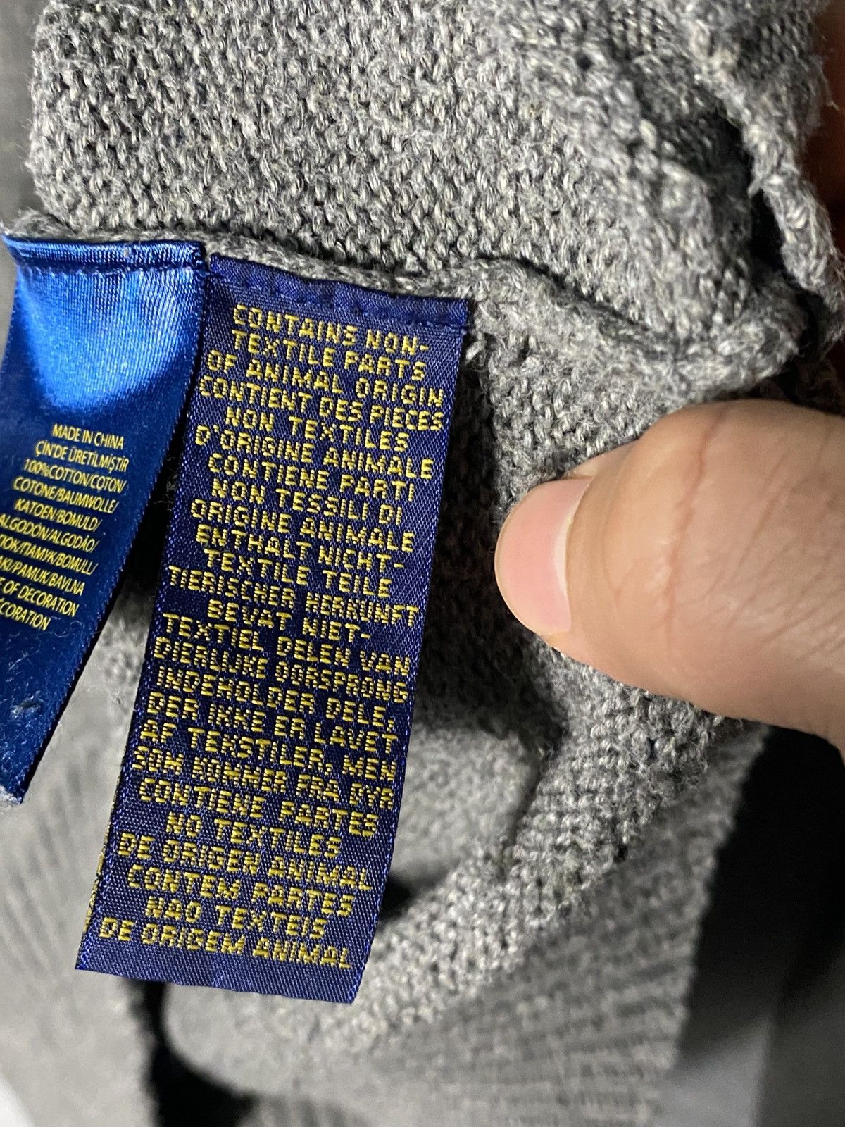 Polo Ralph Lauren × RRL Ralph Lauren × Ralph Lauren Vintage Polo Ralph Lauren 1/4 Zip Sweater Knit Pullover Size US S / EU 44-46 / 1 - 7 Thumbnail