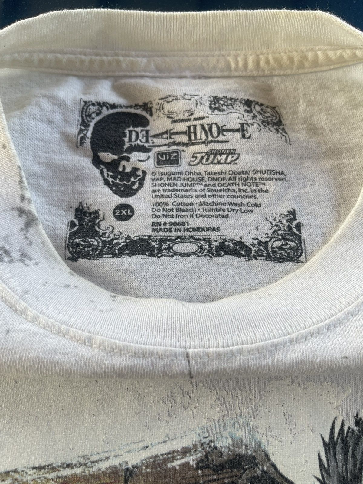 Anime × Japanese Brand × Vintage Rare Death note Tshirt Size US XXL / EU 58 / 5 - 5 Thumbnail