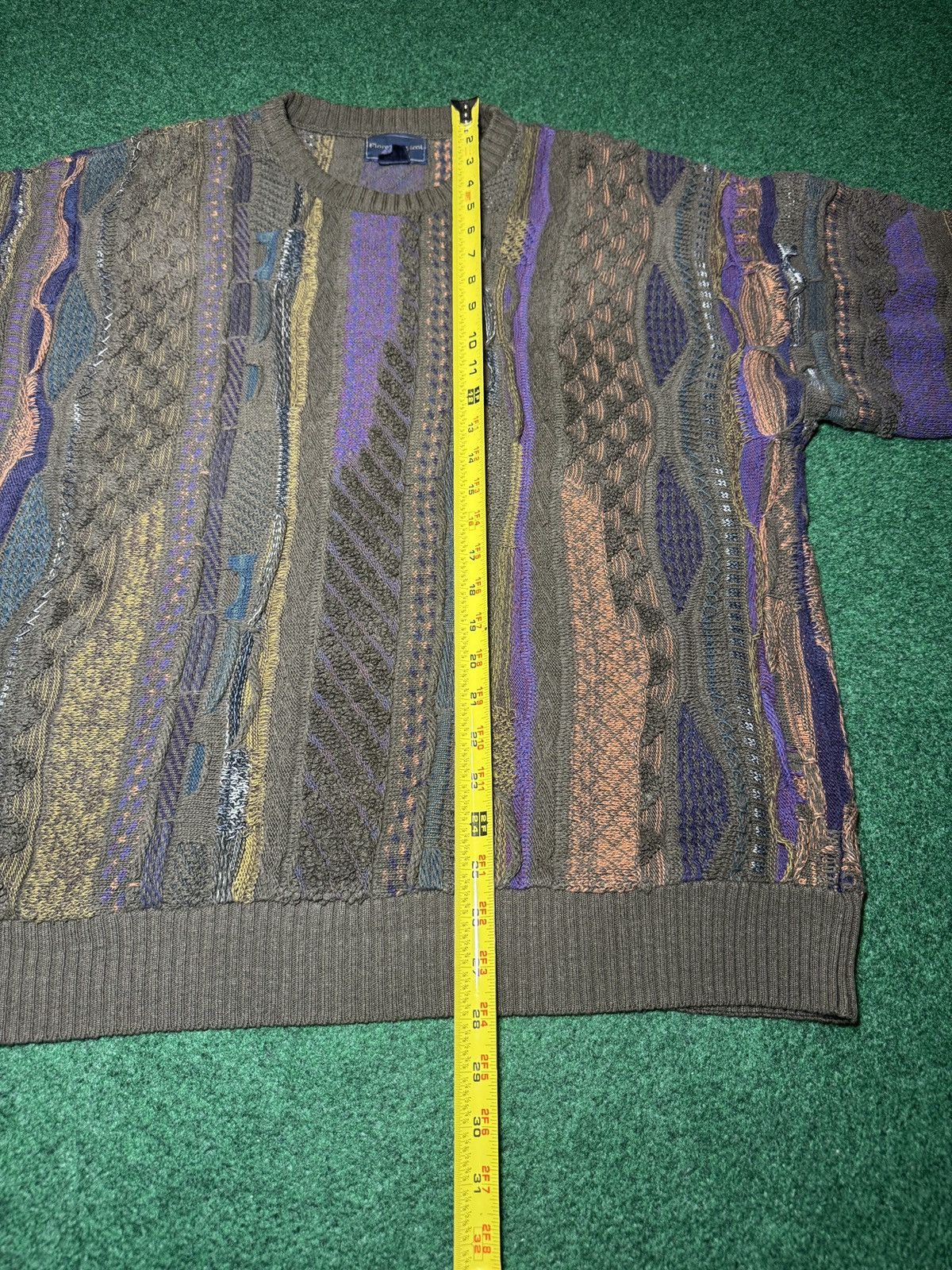 Coogi Vintage Chunky 3D Knit 90s L/XL 24x28 Tricot Biggie Sweater Size US XL / EU 56 / 4 - 6 Thumbnail
