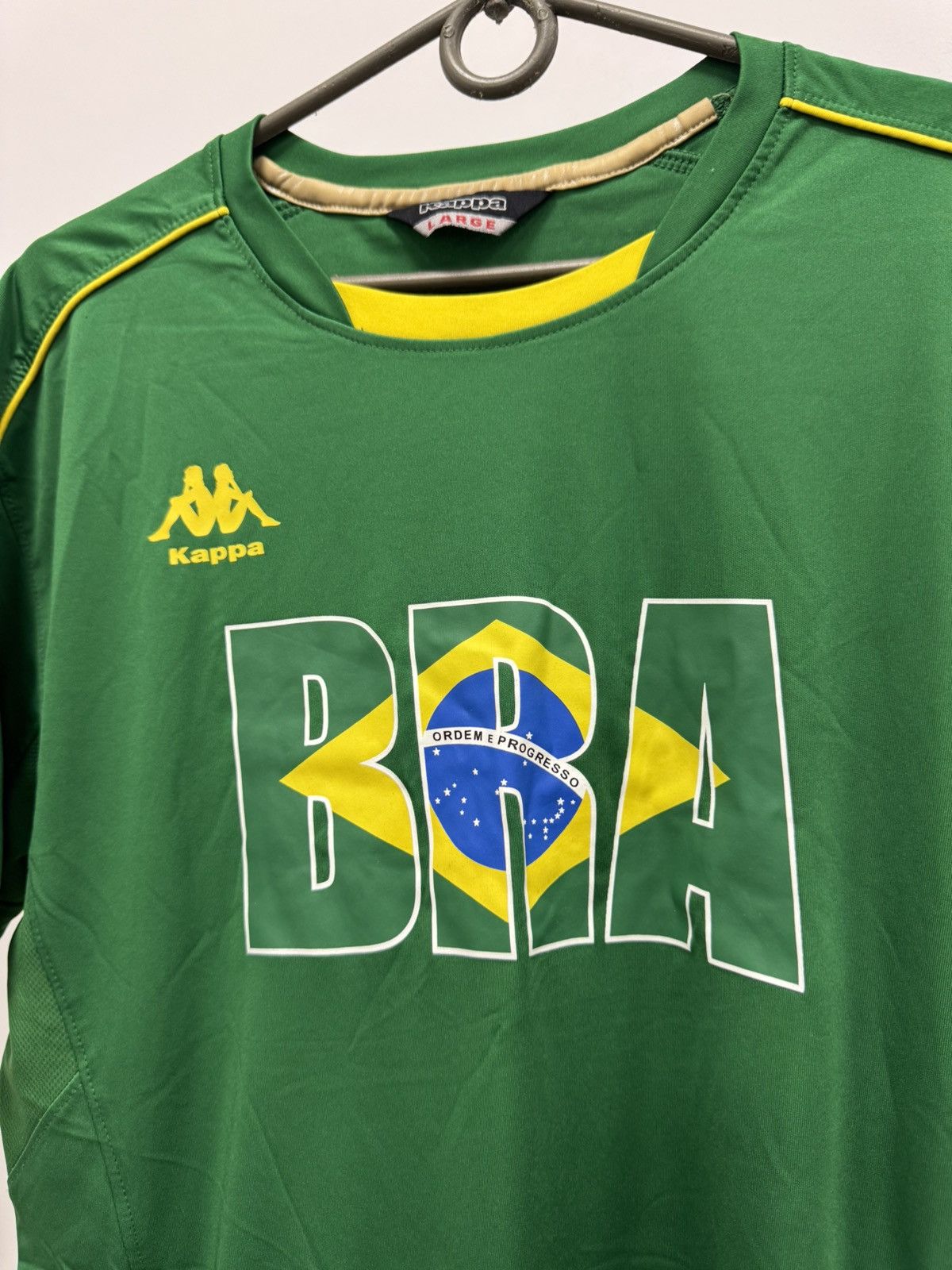 Kappa Vintage Kappa Brazil Jersey Football Shirt Blockore L Size Size US L / EU 52-54 / 3 - 3 Thumbnail
