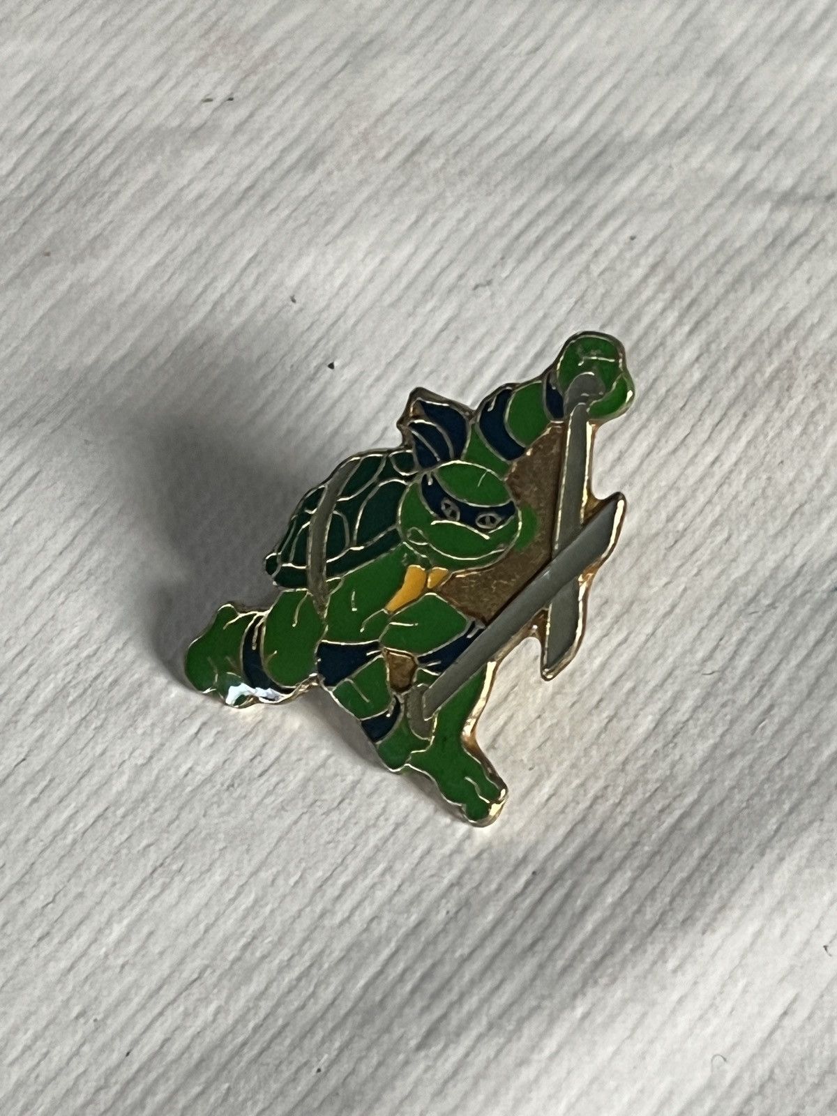 Cartoon Network × Vintage Teenage mutant ninja turtles vintage pin : Leonardo Size ONE SIZE - 3 Thumbnail