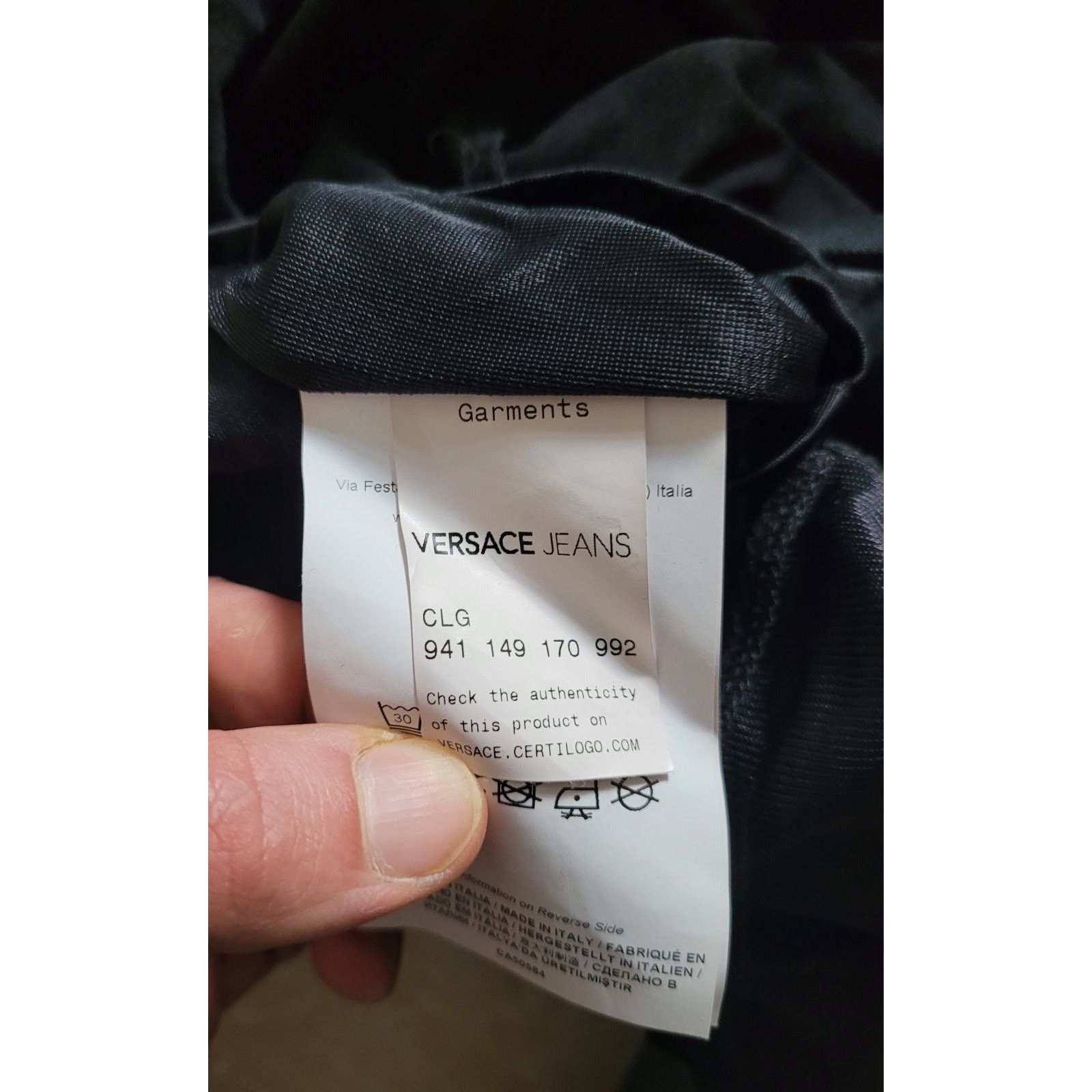 Versace Versace Jeans Ruched Front Zip Long-Sleeve Dress Size XS / US 0-2 / IT 36-38 - 6 Thumbnail