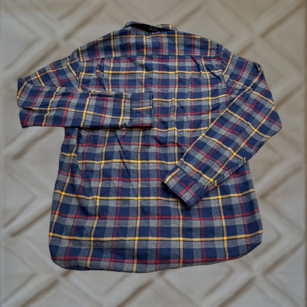J.Crew J.Crew Shirt Button-Up Mens M Plaid Cotton Flannel Casual Top Multicolor Button-Down Long Sleeve Size US M / EU 48-50 / 2 - 1 Thumbnail
