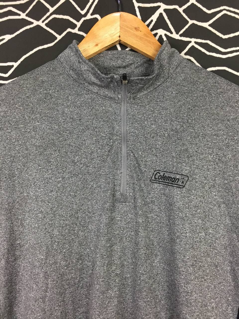 Coleman × Vintage Vtg Coleman Half Zipper Outdoor Activewear Tee Size US L / EU 52-54 / 3 - 3 Thumbnail