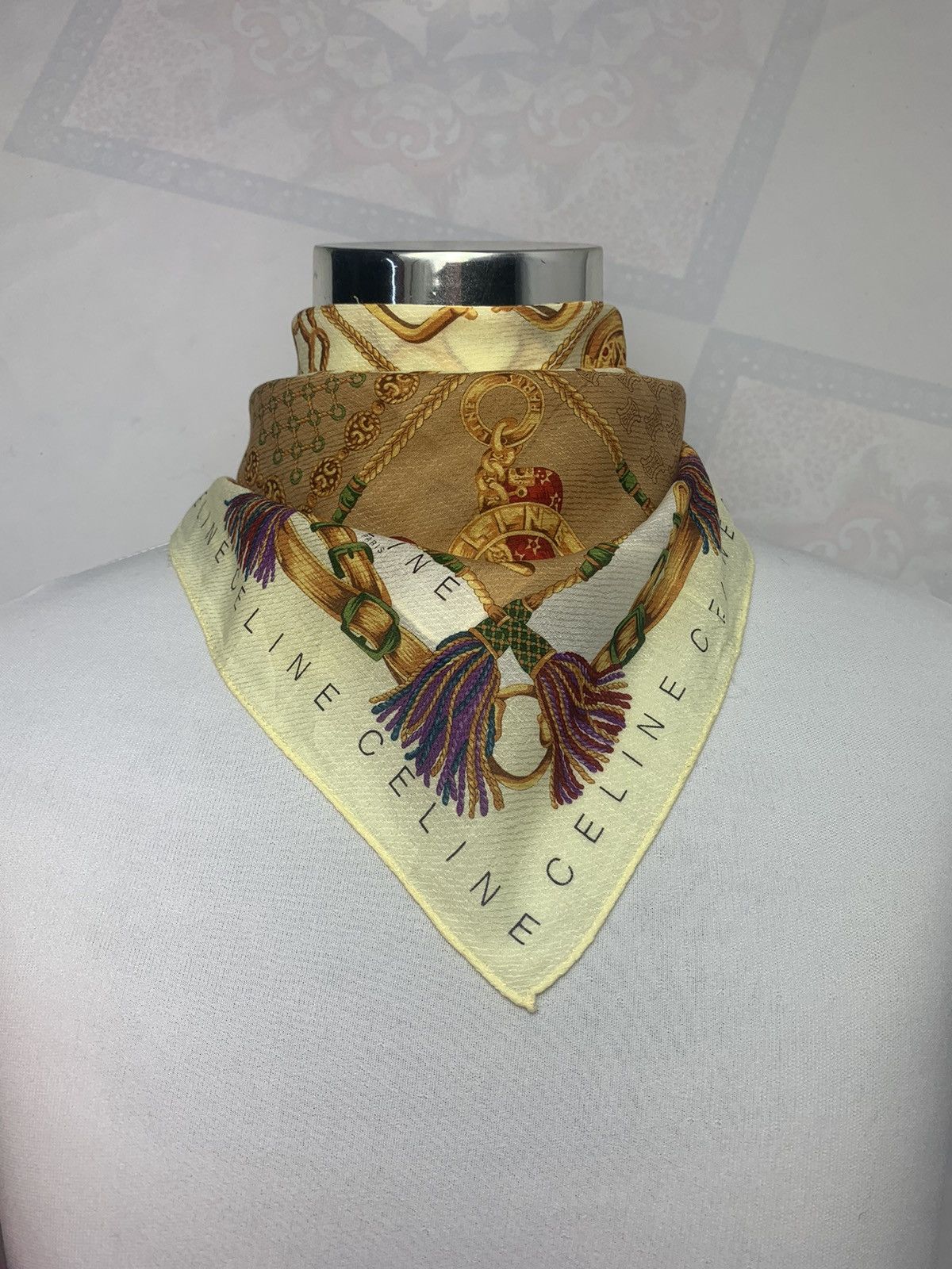 Celine Celine Handkerchief / Neckerchief / Bandana Size ONE SIZE - 1 Thumbnail