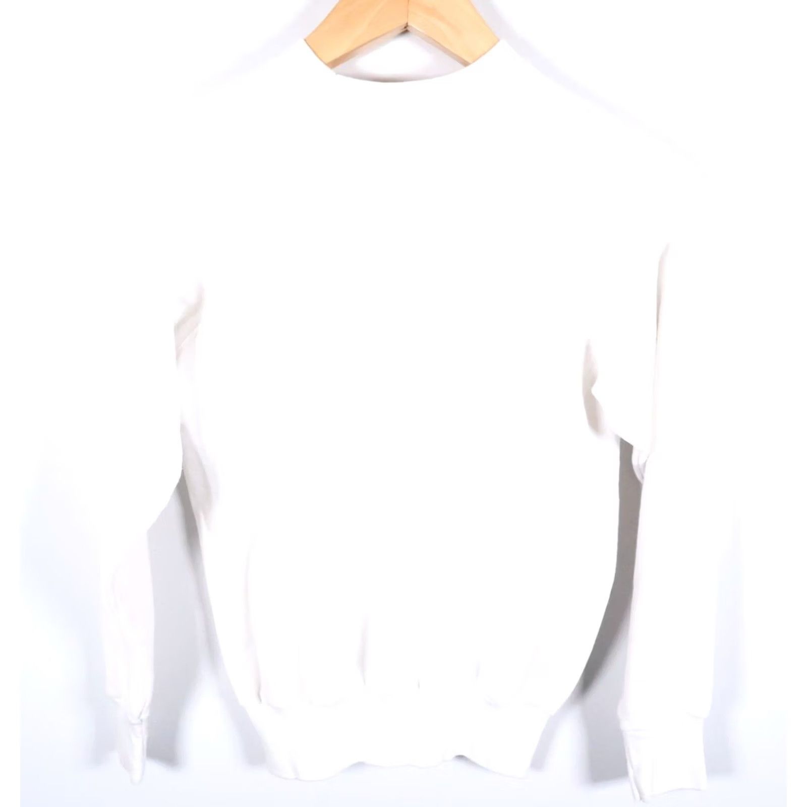 Vintage VINTAGE West Sweatshirt Women M White Raglan 80s Panda Print Pullover Crew Neck Lightweight Fleece Size M / US 6-8 / IT 42-44 - 2 Thumbnail