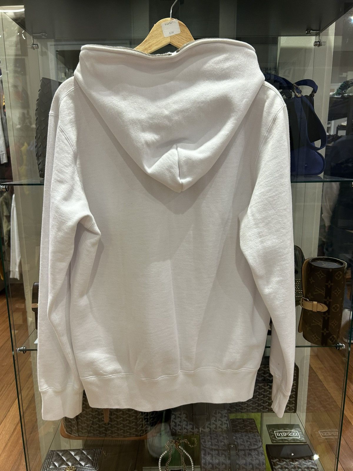 Bape Bape Appliqué Full Zip Hoodie - White Size US XL / EU 56 / 4 - 2 Thumbnail