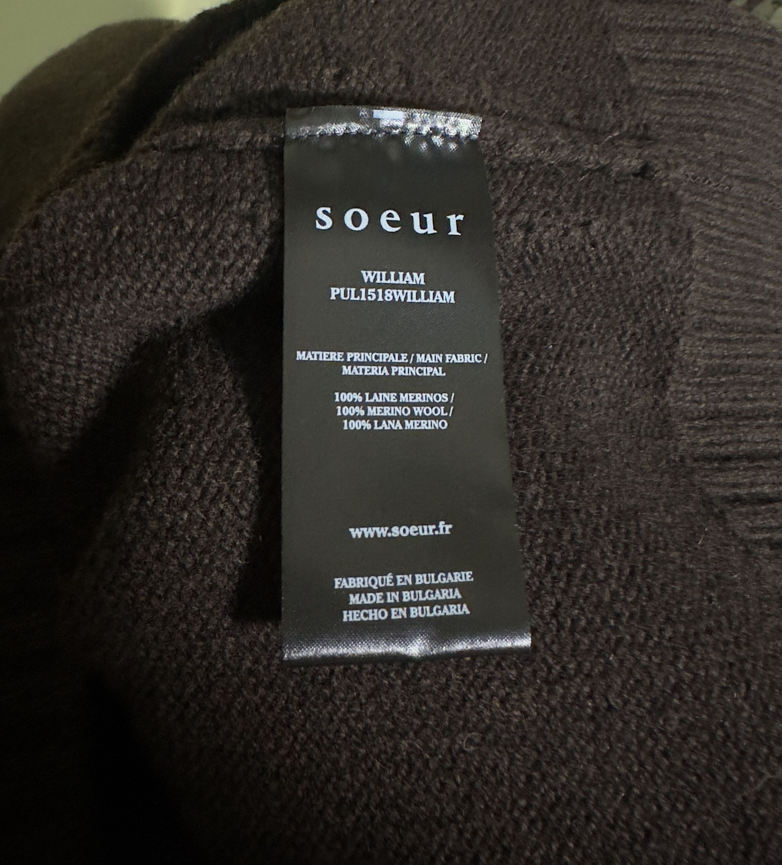 Soeur William Brown Wool Pullover Size L / US 10 / IT 46 - 6 Thumbnail