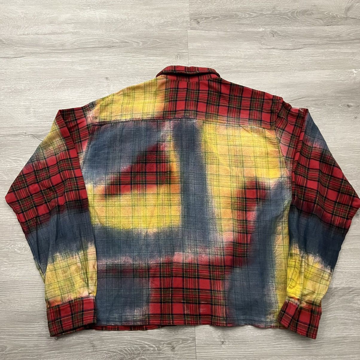 Vale Vale Forever Tie Dye Rhinestone Flannel Size US XL / EU 56 / 4 - 12 Thumbnail