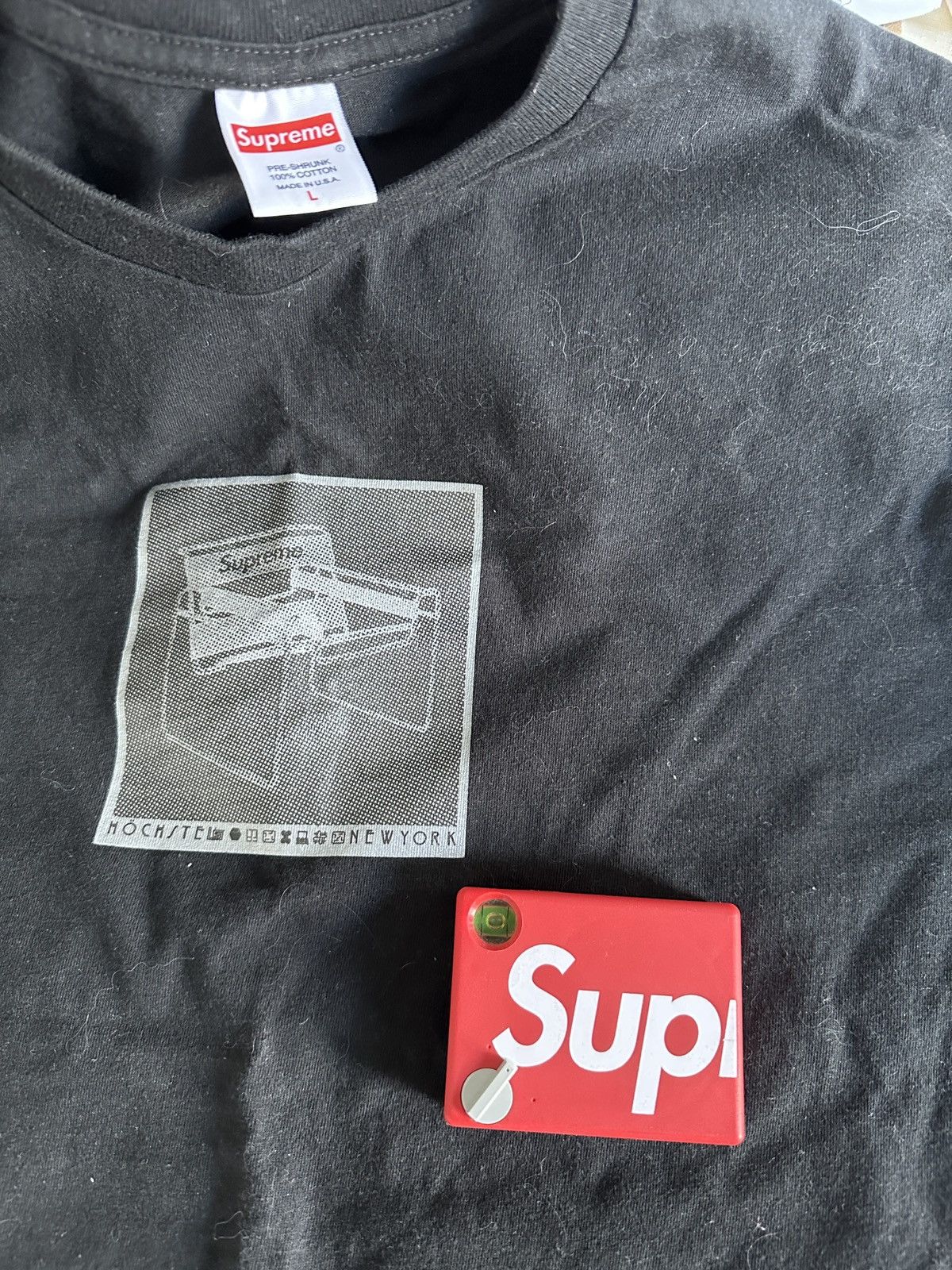 Supreme Supreme Chair Tee SS18 Black Large Size US L / EU 52-54 / 3 - 6 Thumbnail