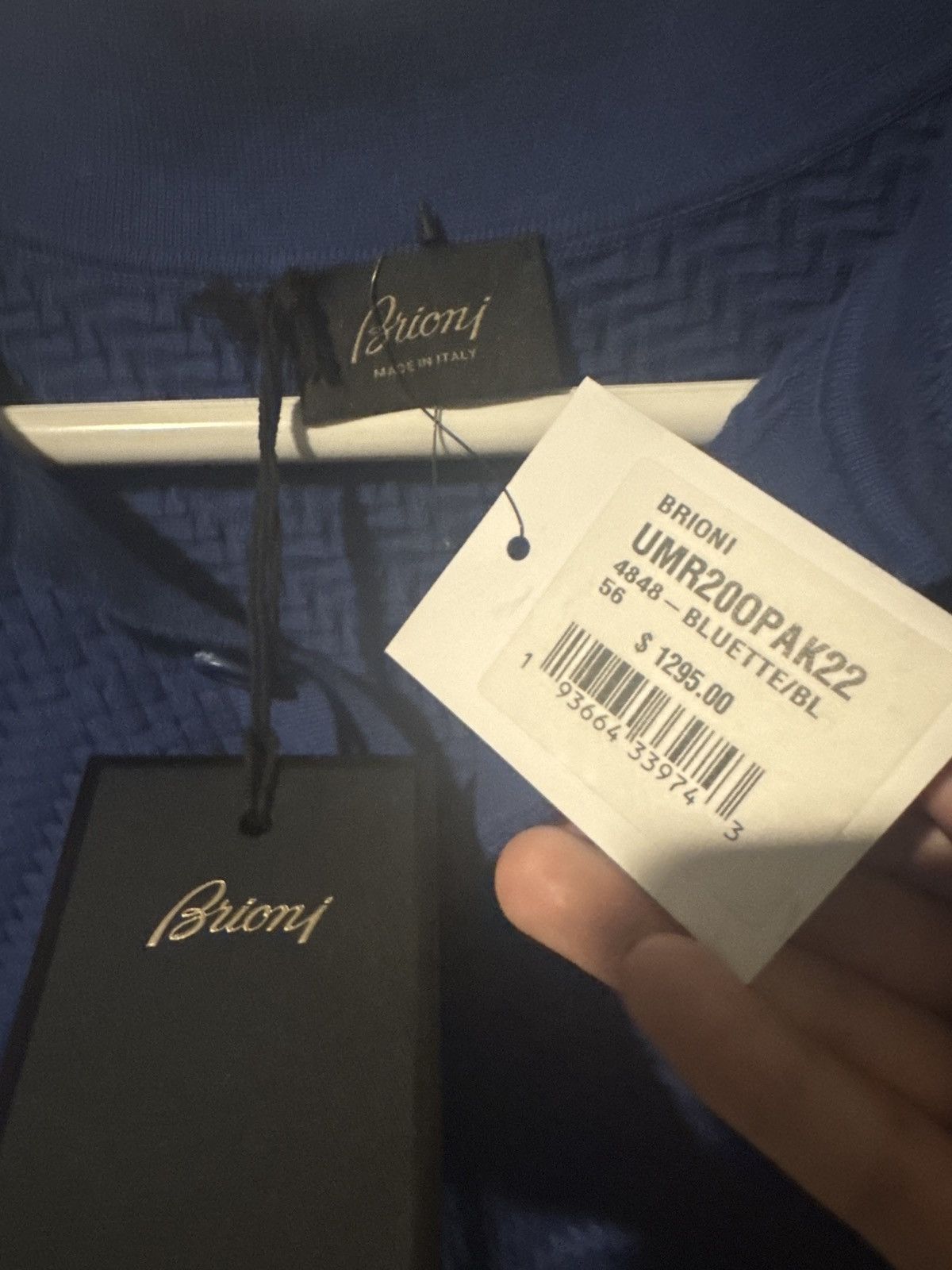 Brioni Brioni Polo Con Lista Size 56 Size US XL / EU 56 / 4 - 4 Thumbnail