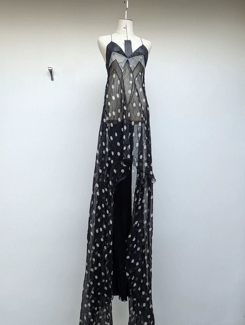 Haider Ackermann Haider Ackermann Women's Long Silk Dress-2506 Size XXS / US 00 / IT 34 - 3 Thumbnail