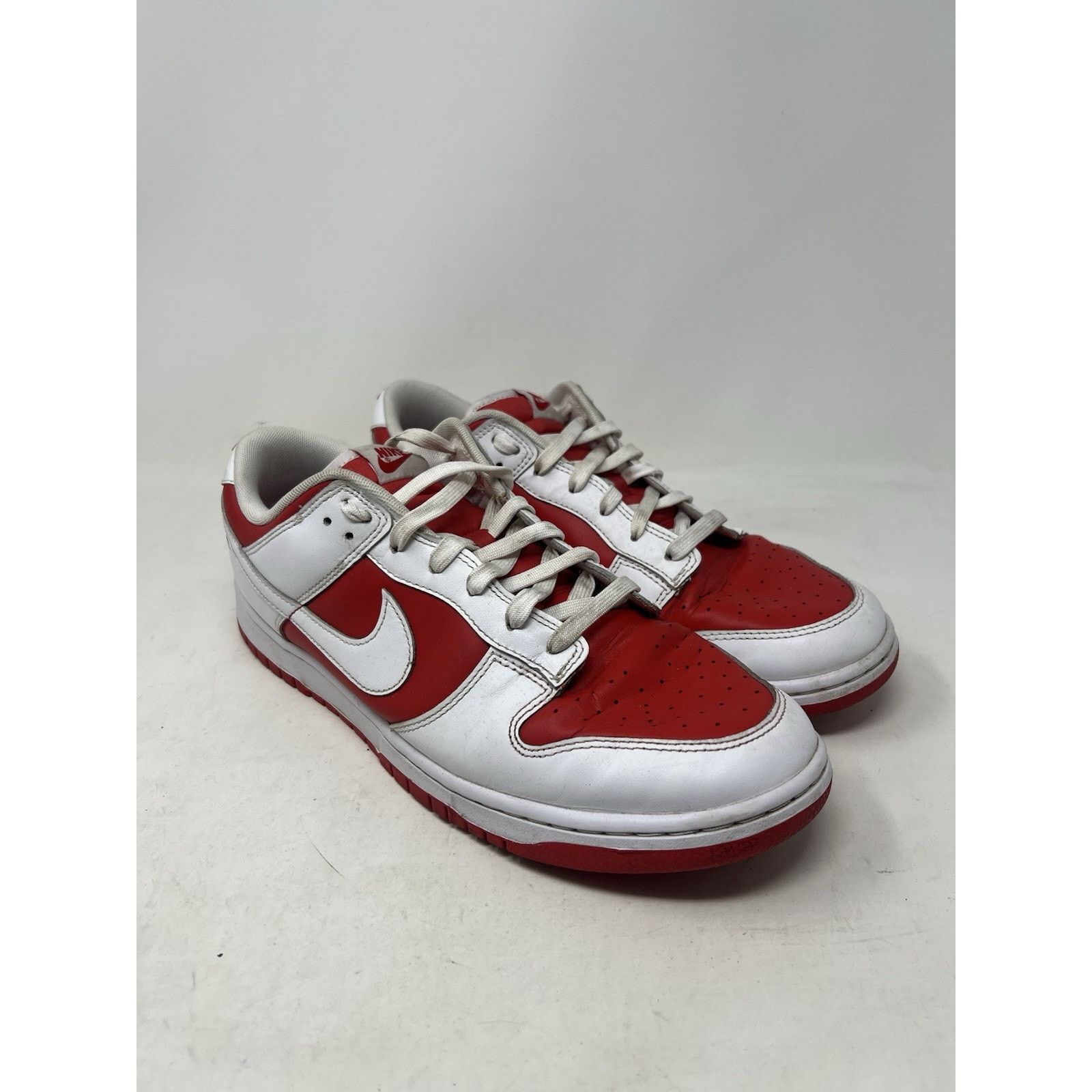 Nike Size 13 - Nike Dunk Low Championship Red Size US 13 / EU 46 - 1 Thumbnail