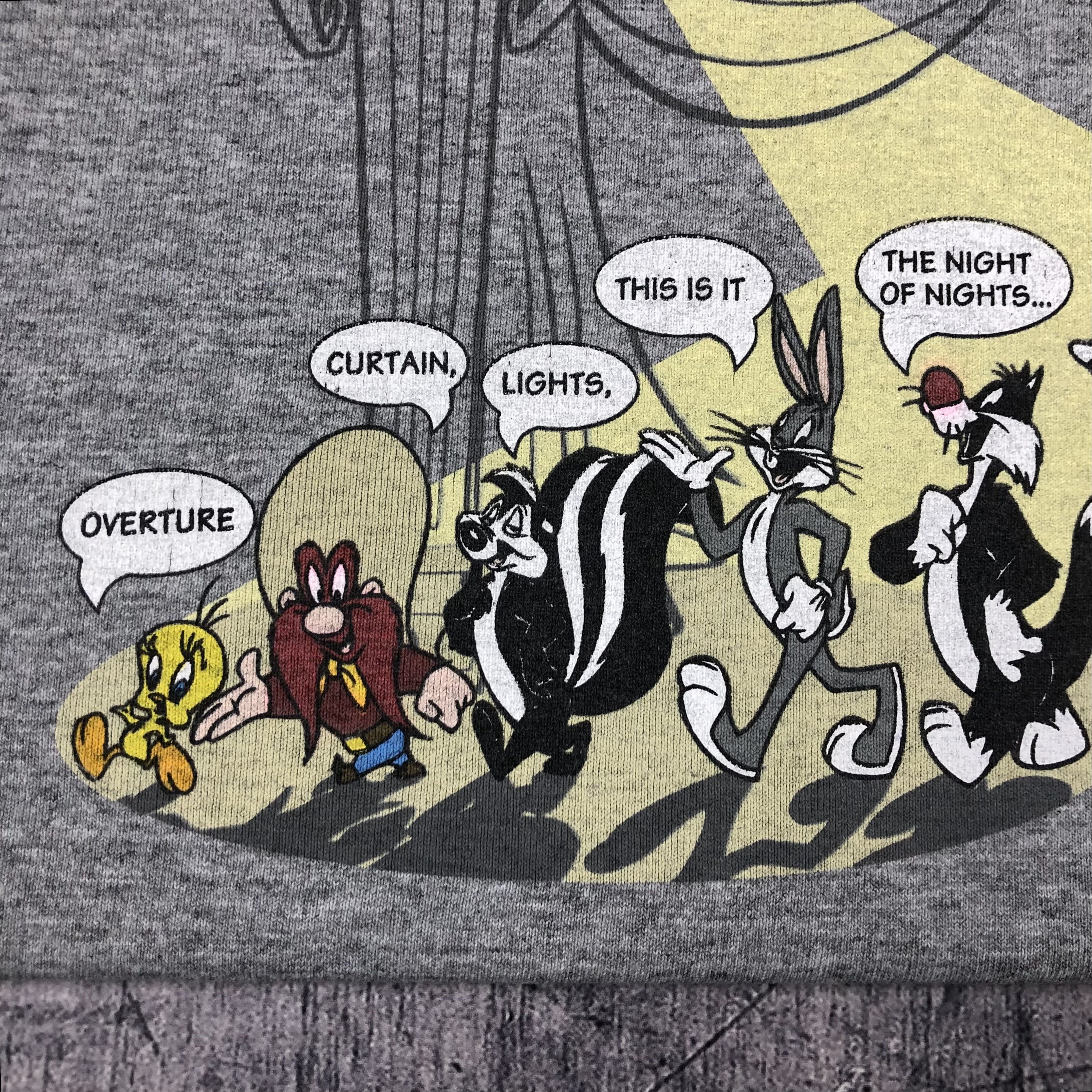 Warner Bros Vintage 1991 Warner Bros Looney Tunes Hero Long Sleeve Tee Size US M / EU 48-50 / 2 - 7 Thumbnail